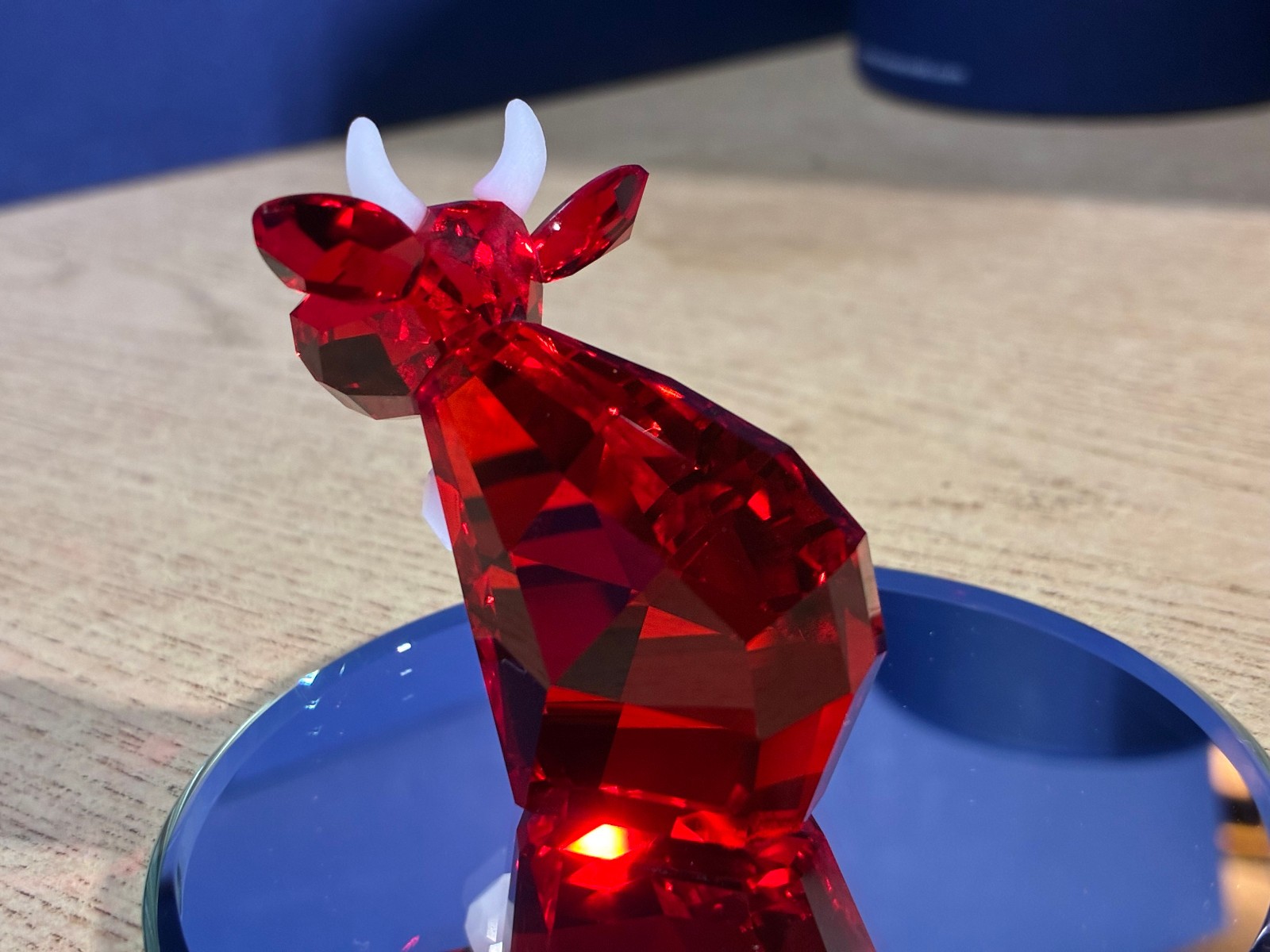 Swarovski LovLots Soccer Mo Red Cow 968798 Limited Edition 2008 MIB+Certificate