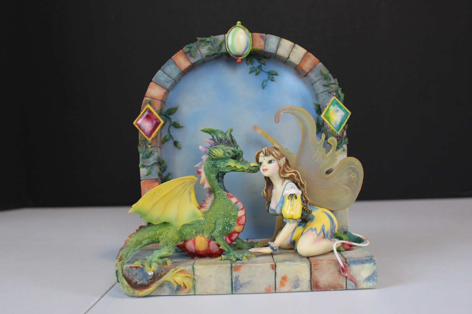 Dragonsite Magic Moonstone Linda Biggs Limited Ed Figurine Fairy Dragon LB31062