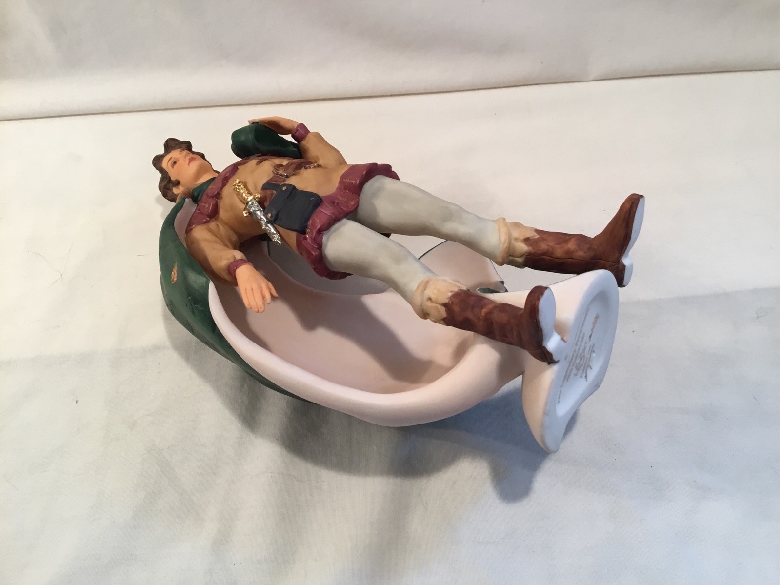 1996 Robin Hood statue by Lenox Legendary Princesses bisque porcelain figurine