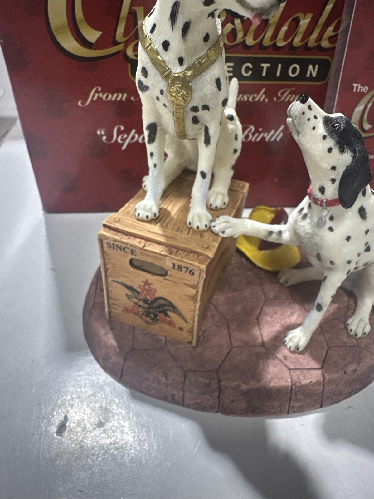 2000 ANHEUSER-BUSCH The Clydesdale Collection SEPERATED AT BIRTH w/ Box + COA