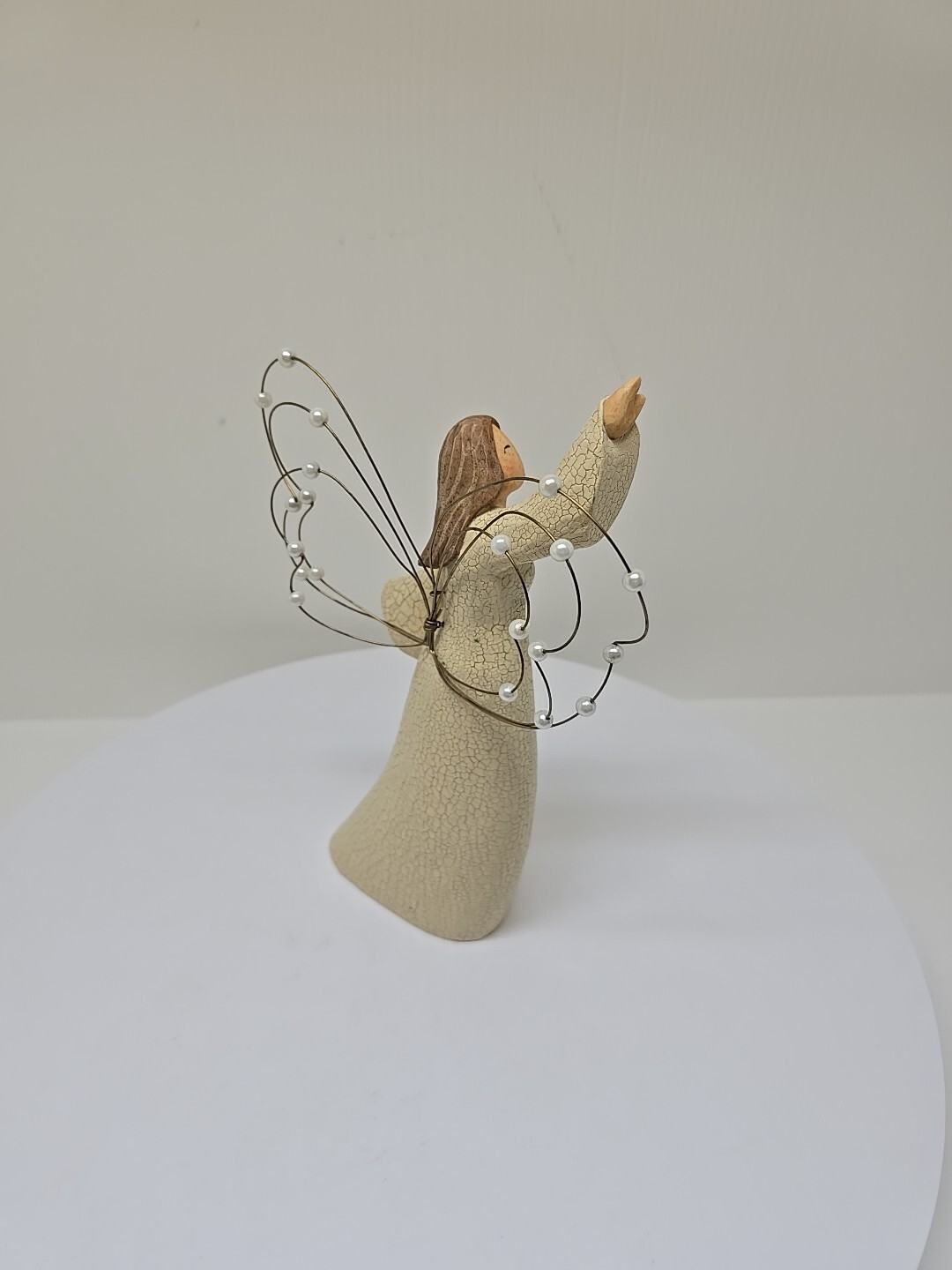 Upward Raised Arm Angle Figurine Collectible by Gift of Love, 9″