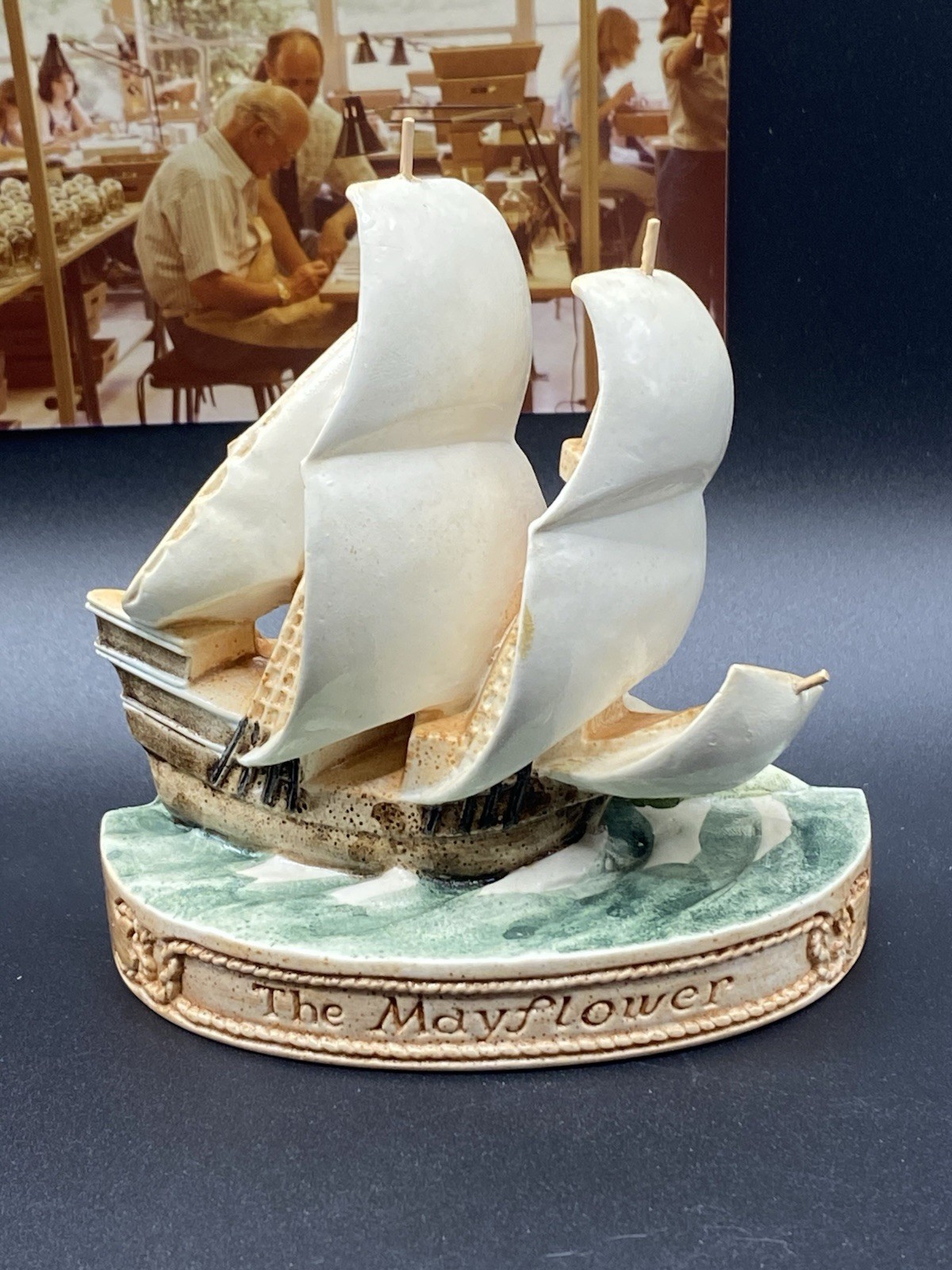 Vintage Sebastian Miniatures Mayflower Figurine- Pictures Not Included