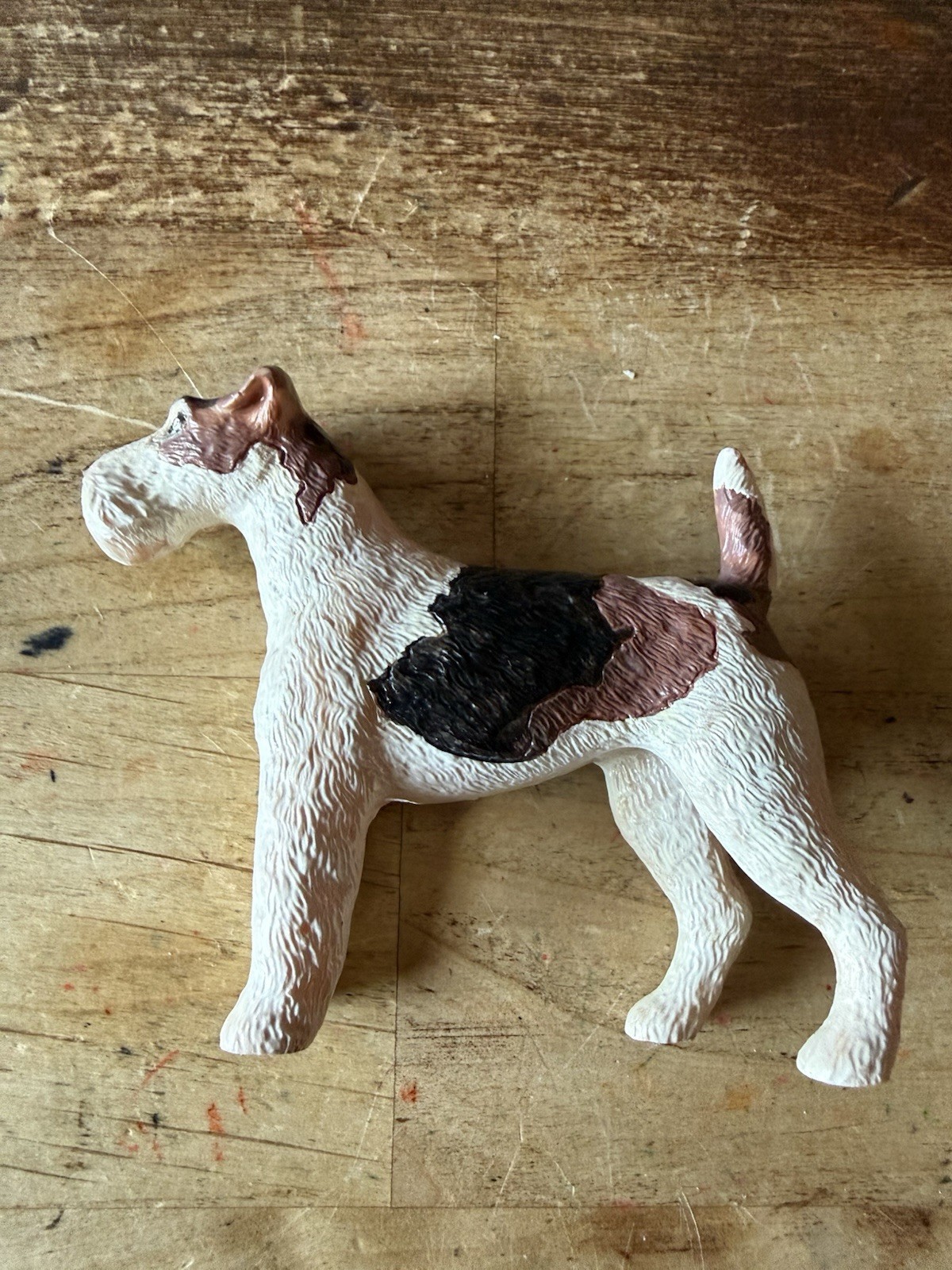 Vintage Plastic Multi Colored Dog / Terrier