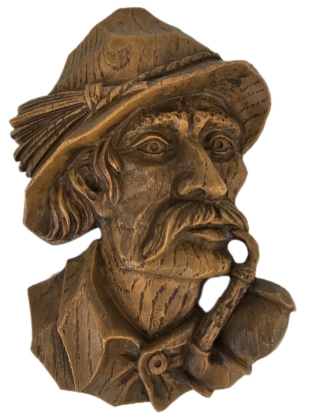Vtg Carved Figure West Germany Wall Hanging Black Forest Ober Hainbrunn 1981