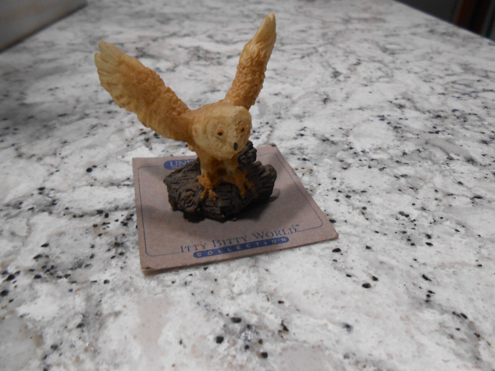 Itty Bitty World United Design 1986 Vintage Owl 2″