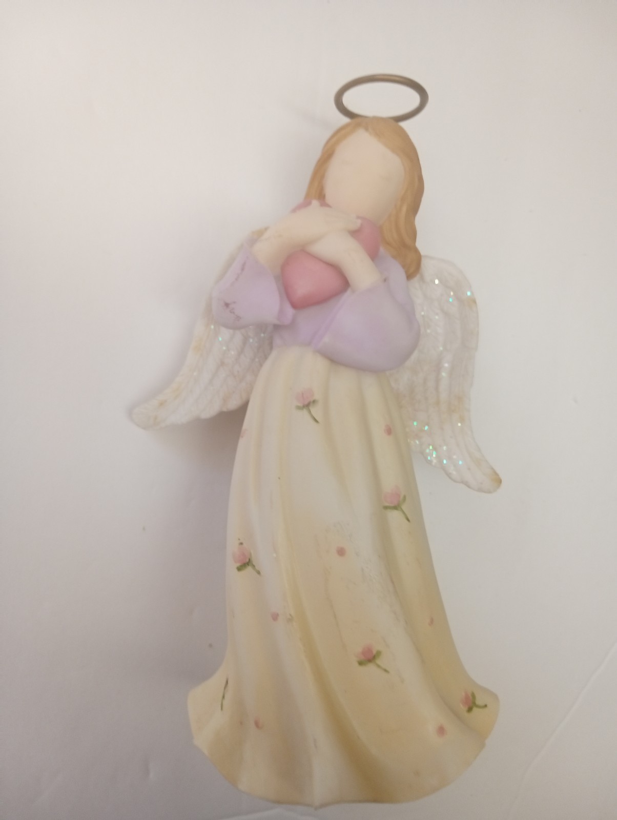 Faithful Guardians 2006 “Loving Angel” #130356 Angel W/Heart Figure, Free S/H