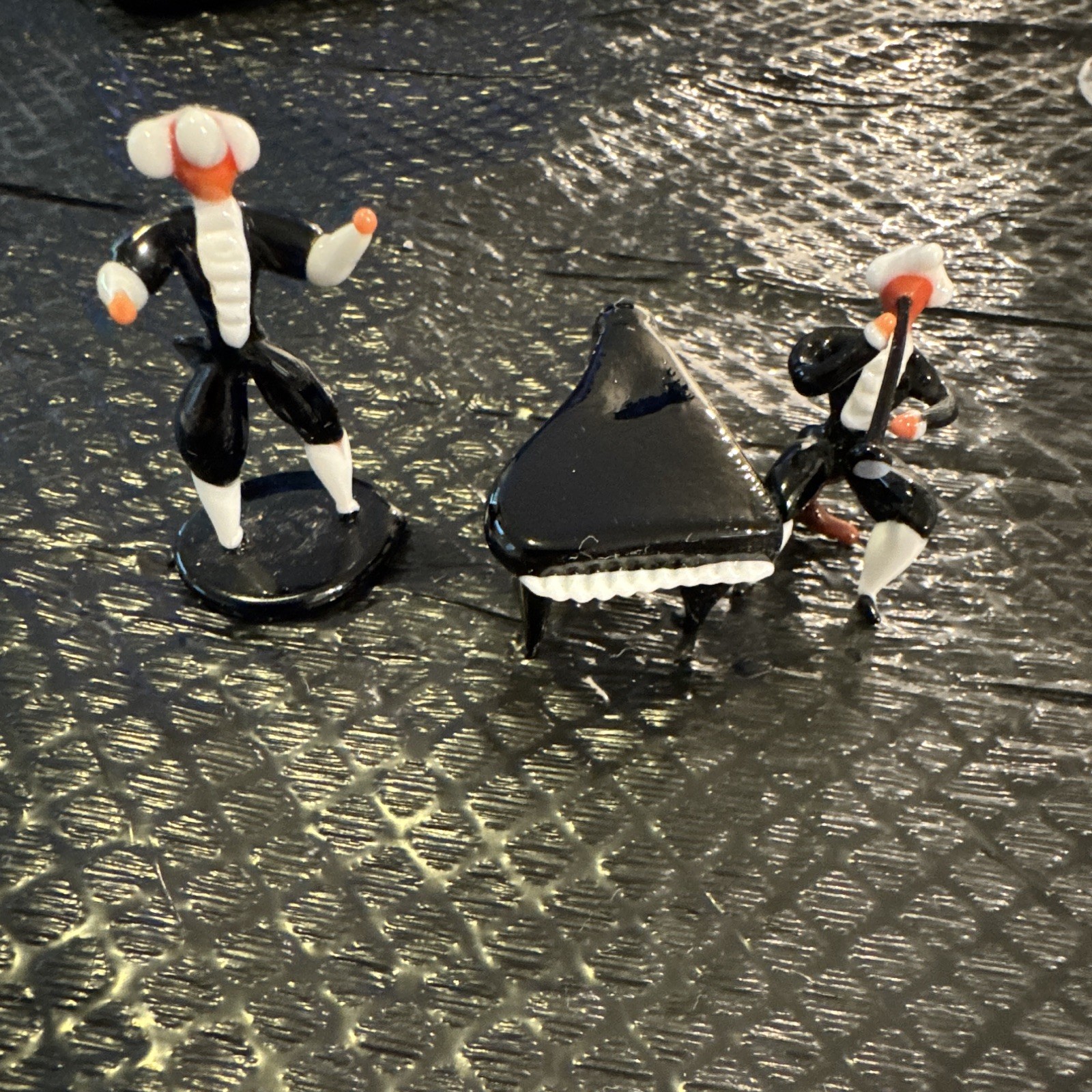 Murano glass orchestra Figurines Set of 3