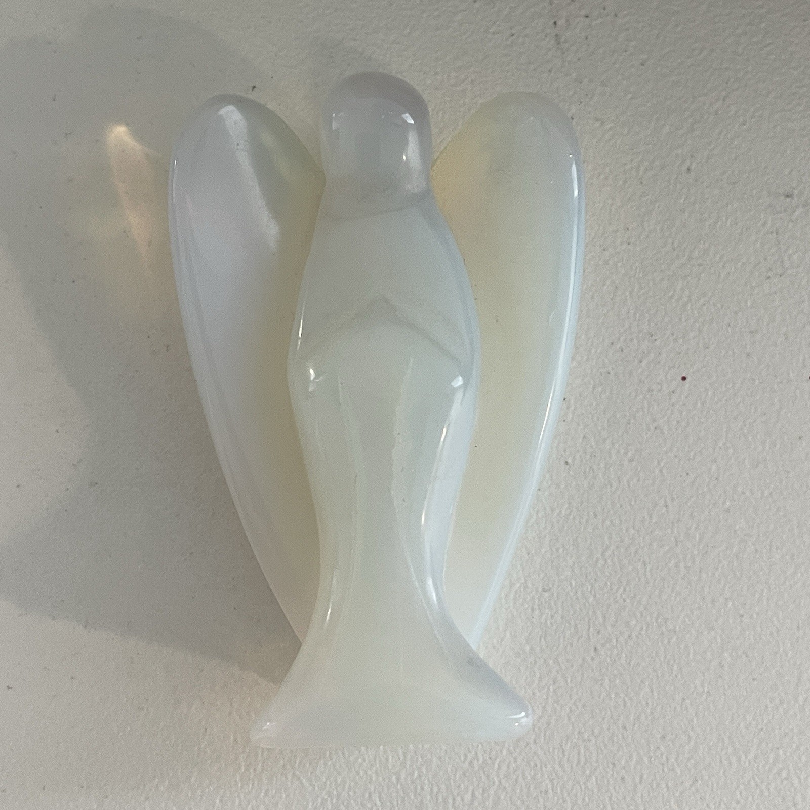 Artistone Guardian Angel Healing Opalite Gemstone Figurine 2″ Hope Calm Healing