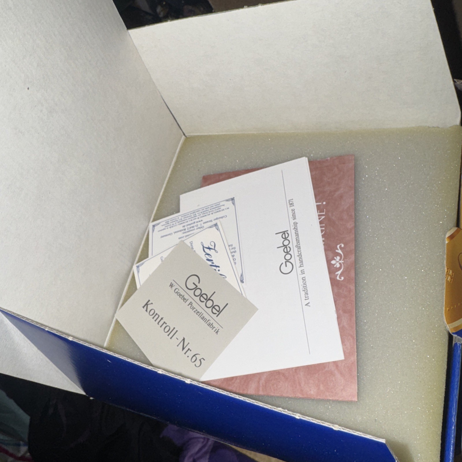 7 EMPTY HUMMEL BOXES *NO FIGURES* 1990’s Some Paperwork In Boxes *Pictures*