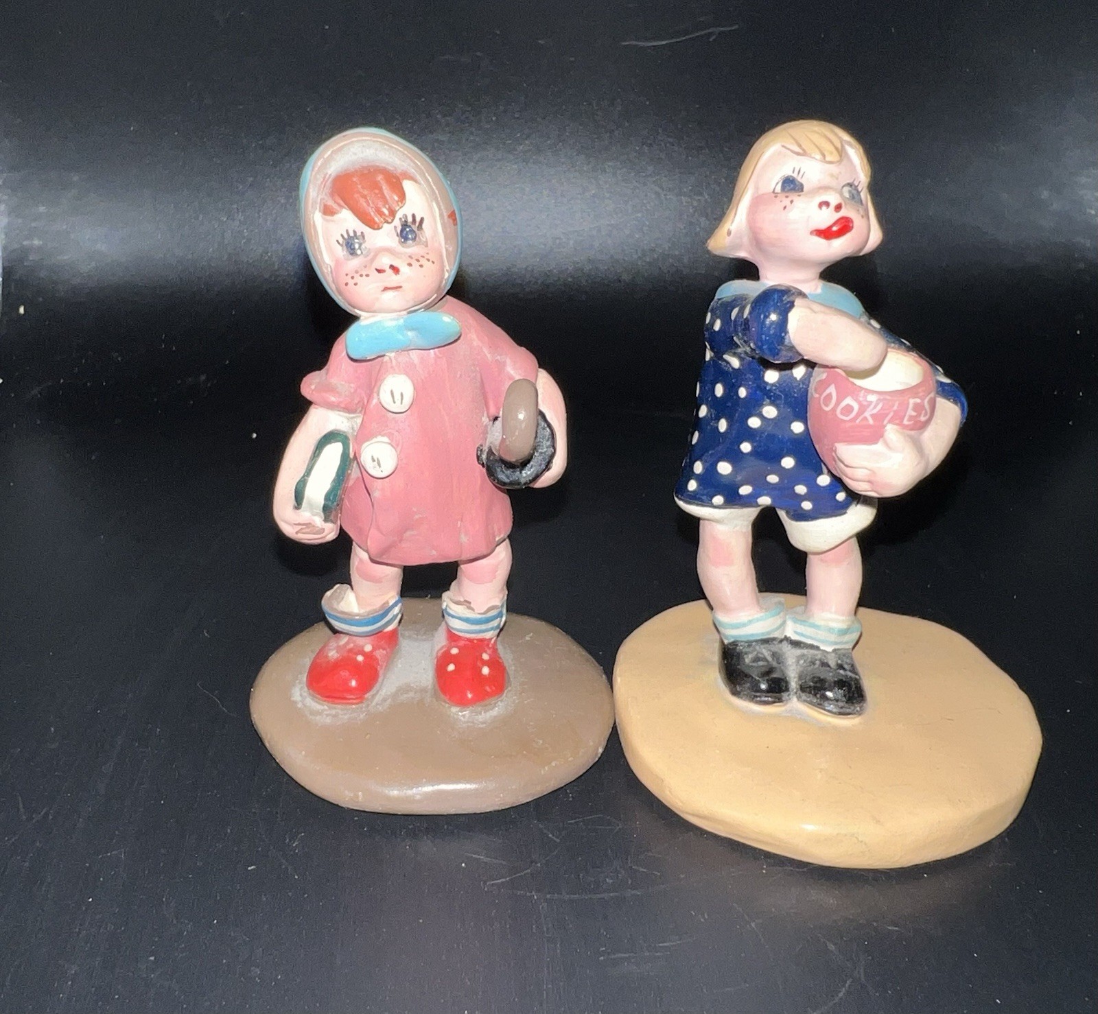 Set of 2 vintage figurines, manufactured by Napco 1958