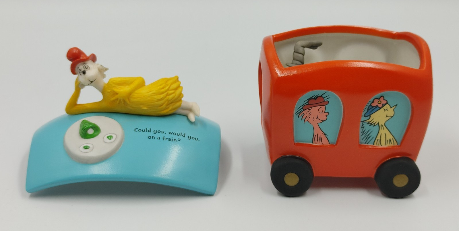 Hallmark Dr. Seuss Collection Green Eggs & Ham ON A TRAIN? Numbered With COA