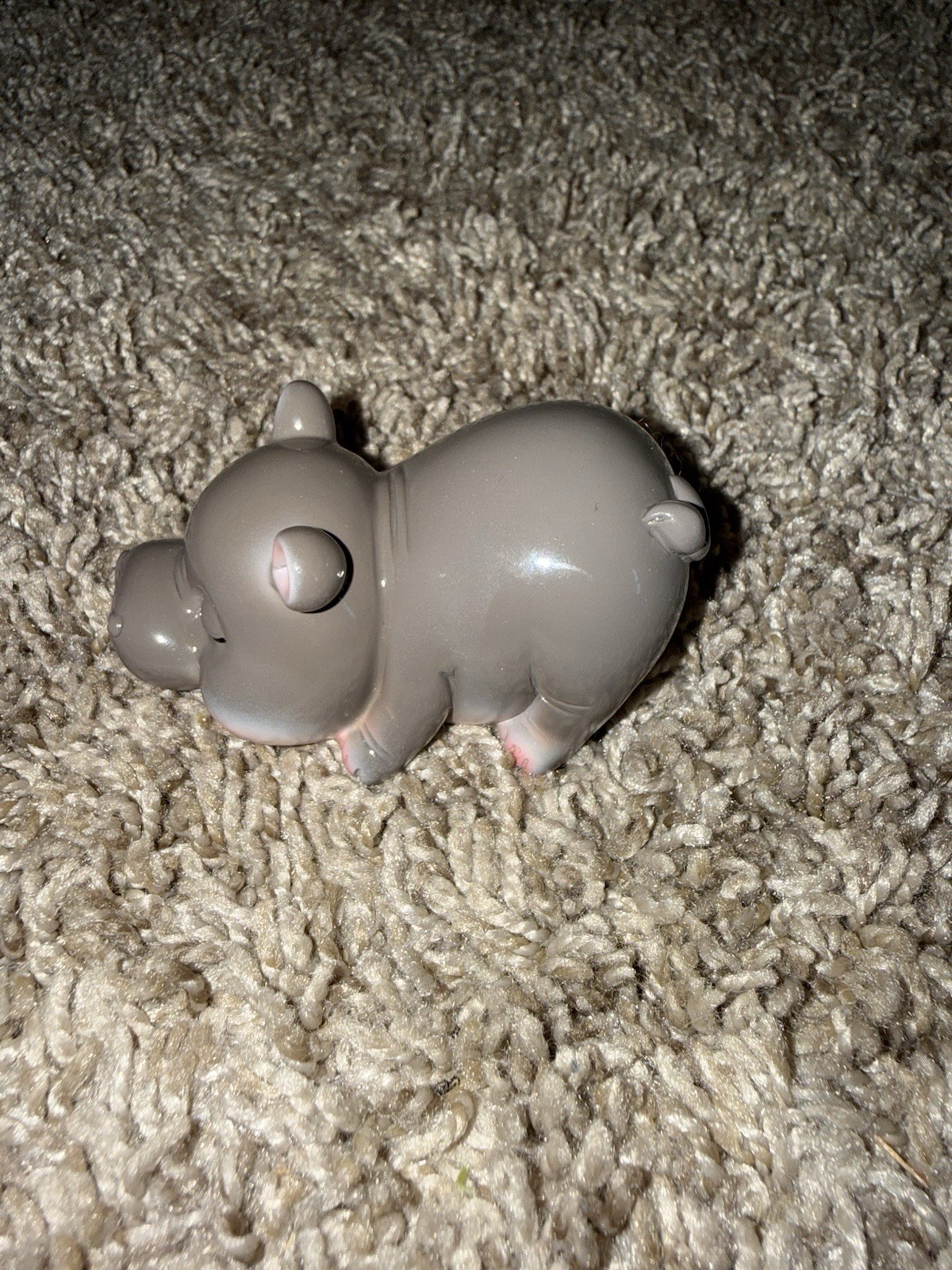 Moo Deng The Pygmy Hippopotamus Resin Figure: Sleepy Moo Sleeping Hippo