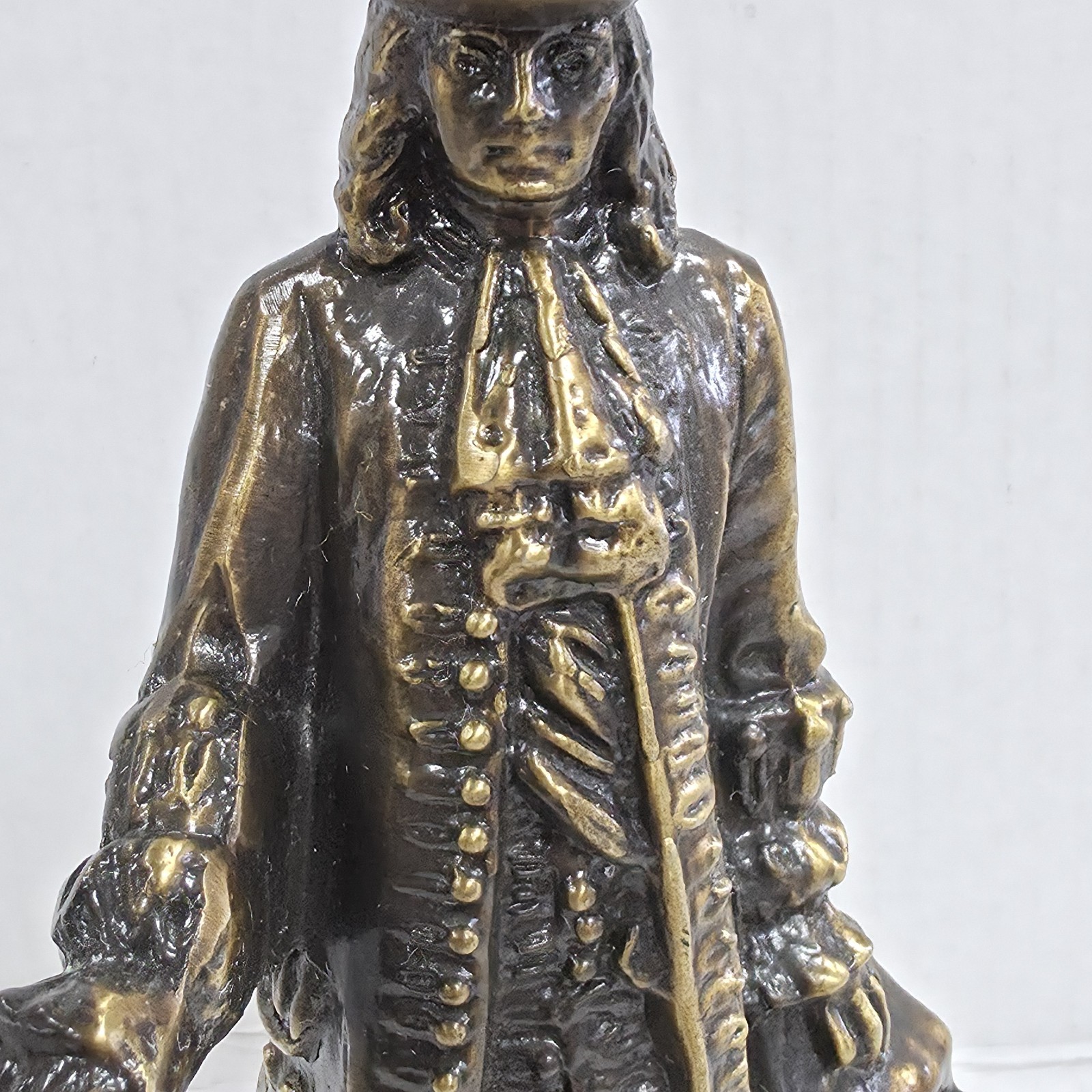 William Penn Awards Statue Figurine Quaker Metal Heavy 8.5 in Tall