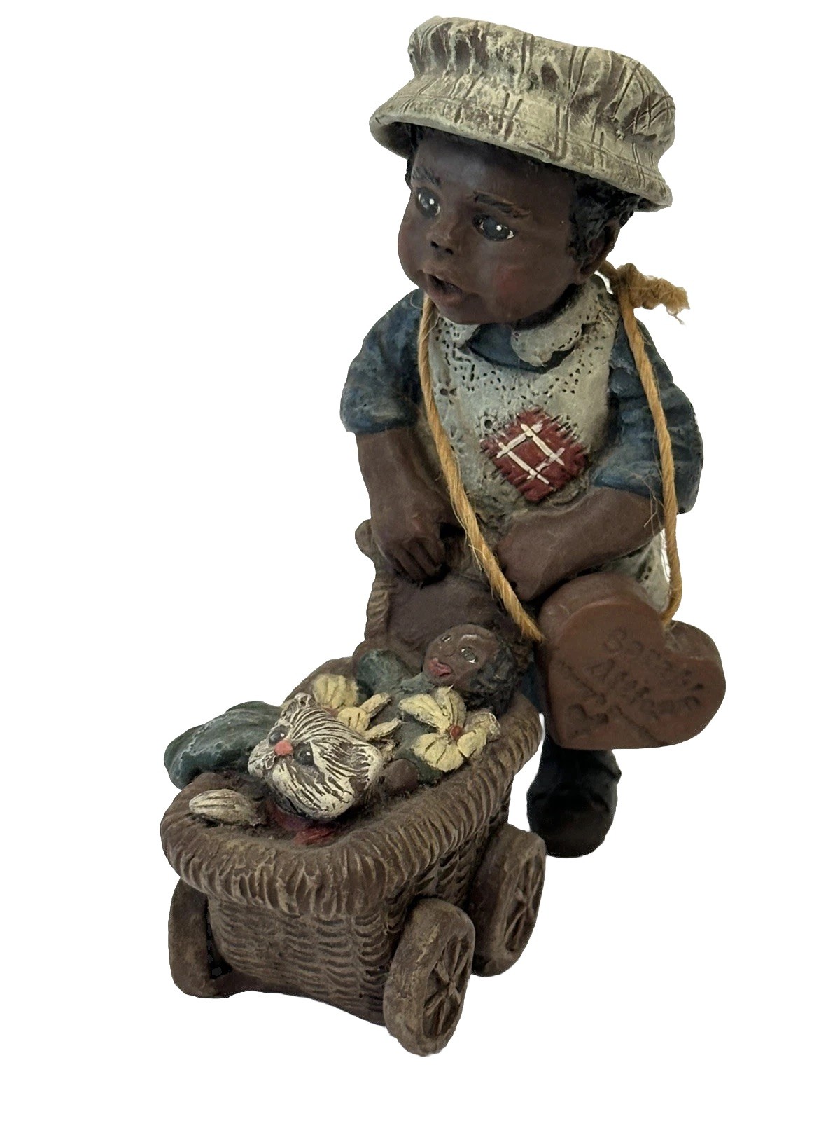 Sarah’s Attic Ginny’s Favorites African American Girl cat Adorable Numbered VTG