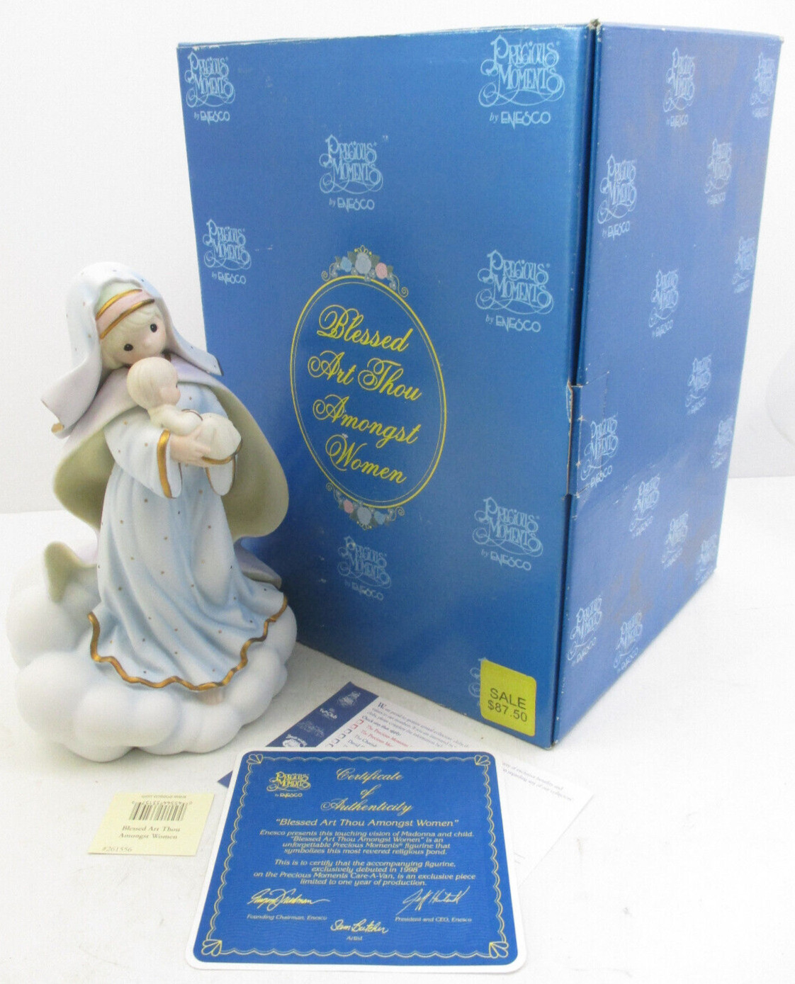 PRESIOUS MOMENTS 261556 – 1998 BLESSED ARE THOSE AMOUNGST WOMEN – 10″ TALL(GJB2)
