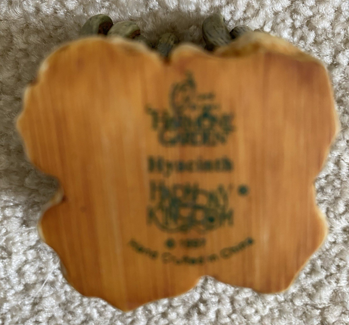 Harmony Kingdom Garden Lord Byron Hyacinth Figurine Trinket Box 1997 With Box