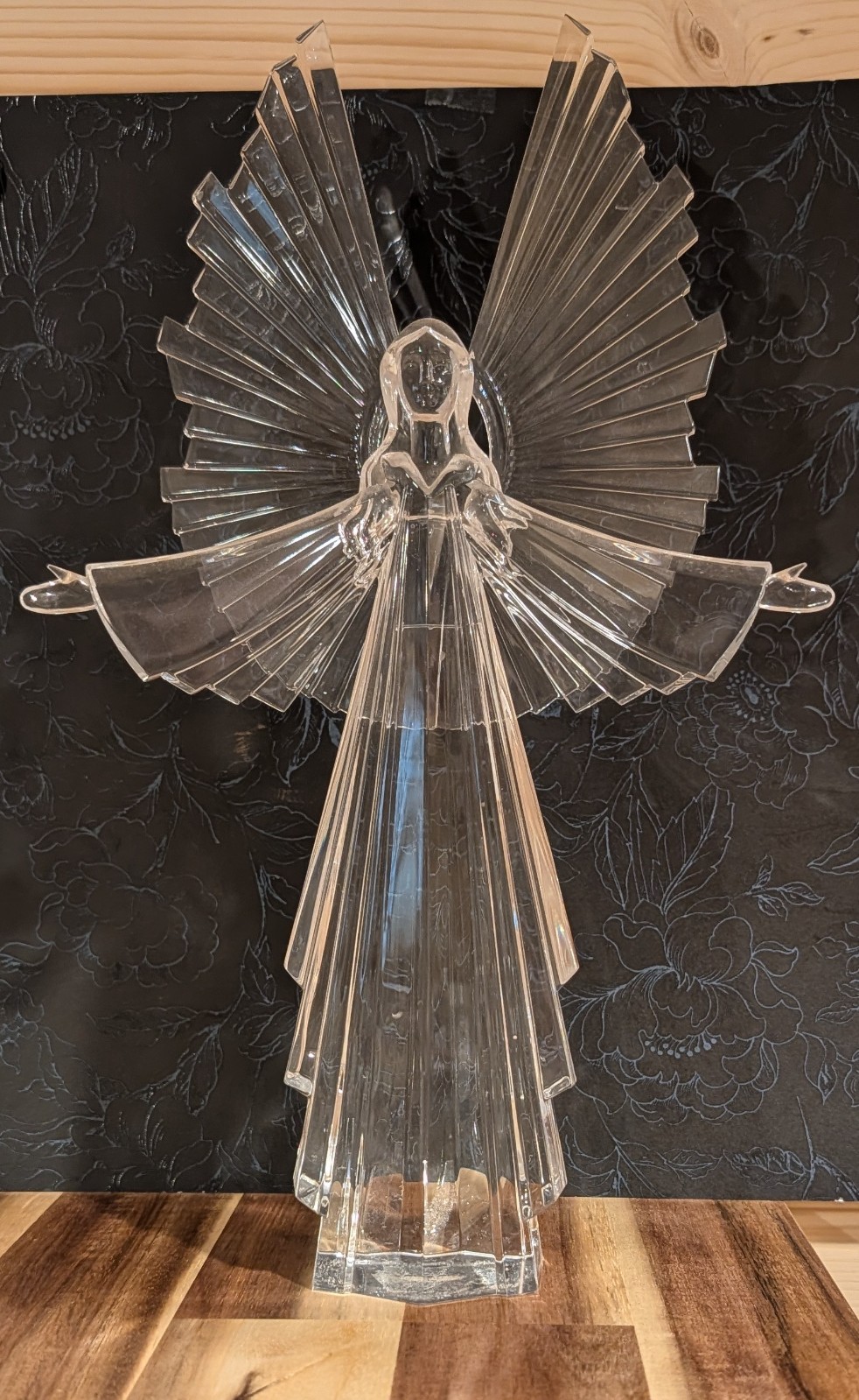 Clear Acrylic Table Angel Decoration