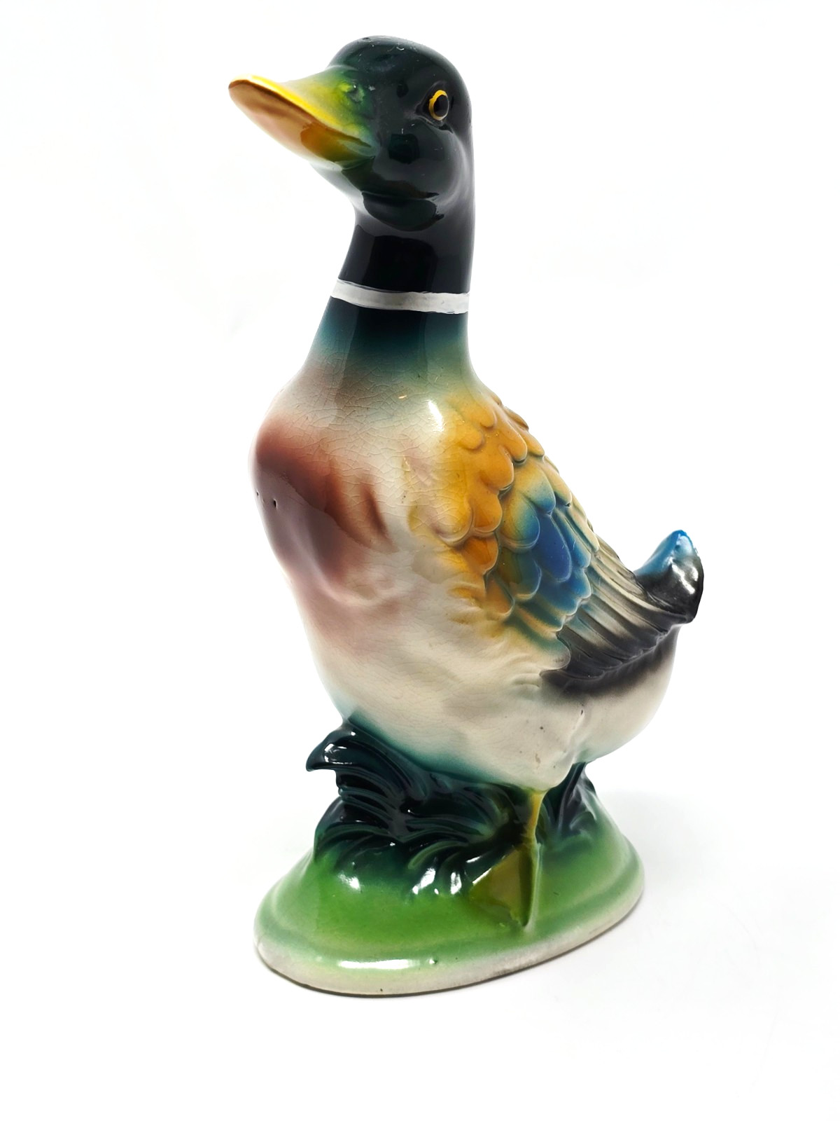 Vintage 6 1/2″ SUN Japan Mallard Duck Figurine