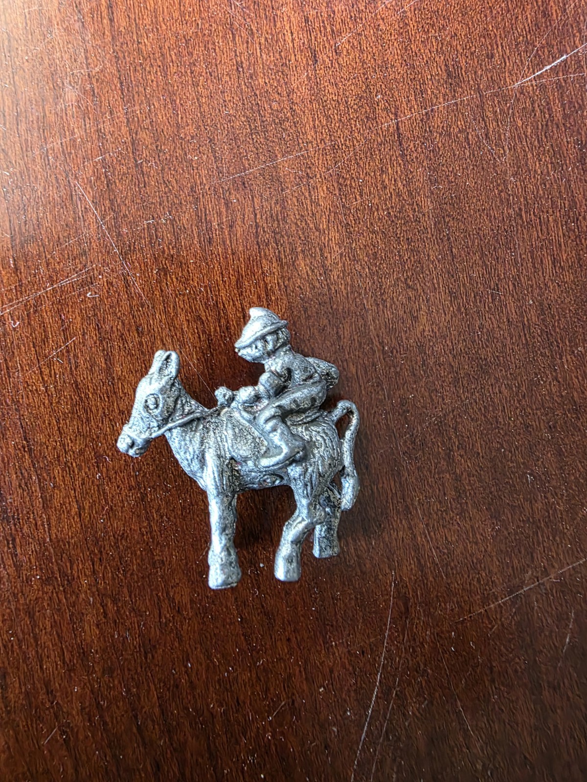 Vintage (1980) Miniature KNIGHT ON HORSEBACK Pewter Figurine Jasco New In Box