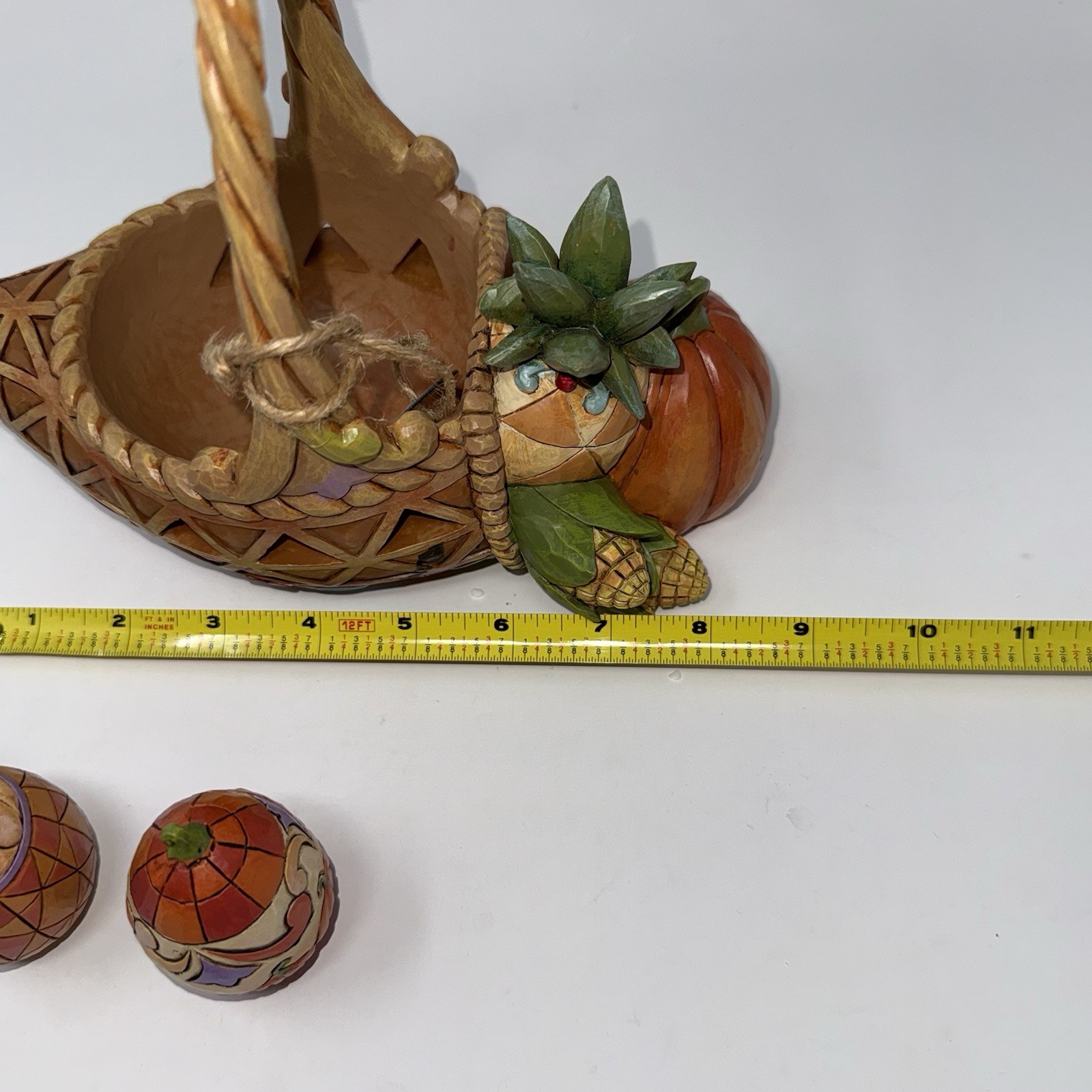 NIB Jim Shore BOUNTY OF BLESSINGS Cornucopia Basket Set 5 PCs Autumn Figurine
