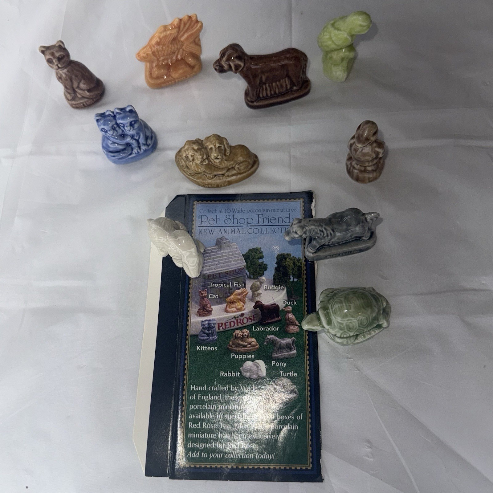 Wades Pet Shop Freinds Complete Set NM -Mint ! Out of Factory Pouch.