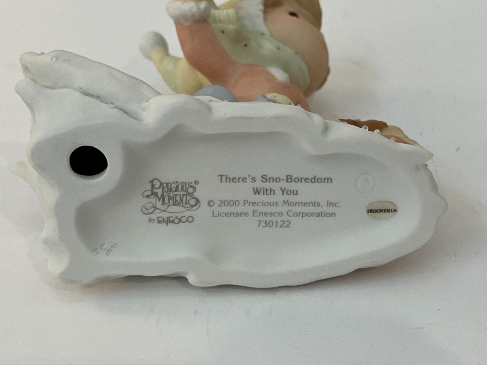 Precious Moments Porcelain Figurine “There’s Sno-Boredom With You” Girl Skating