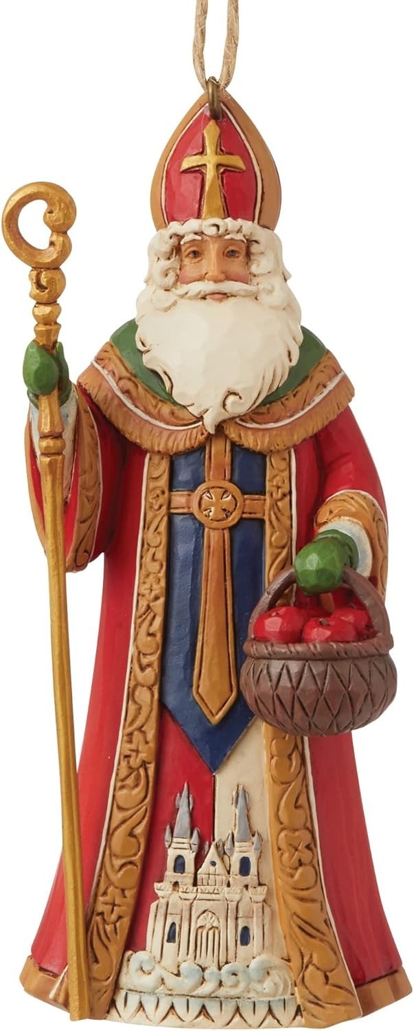 Jim Shore Around The World Czech Santa Christmas Ornament 6009466 NEW T