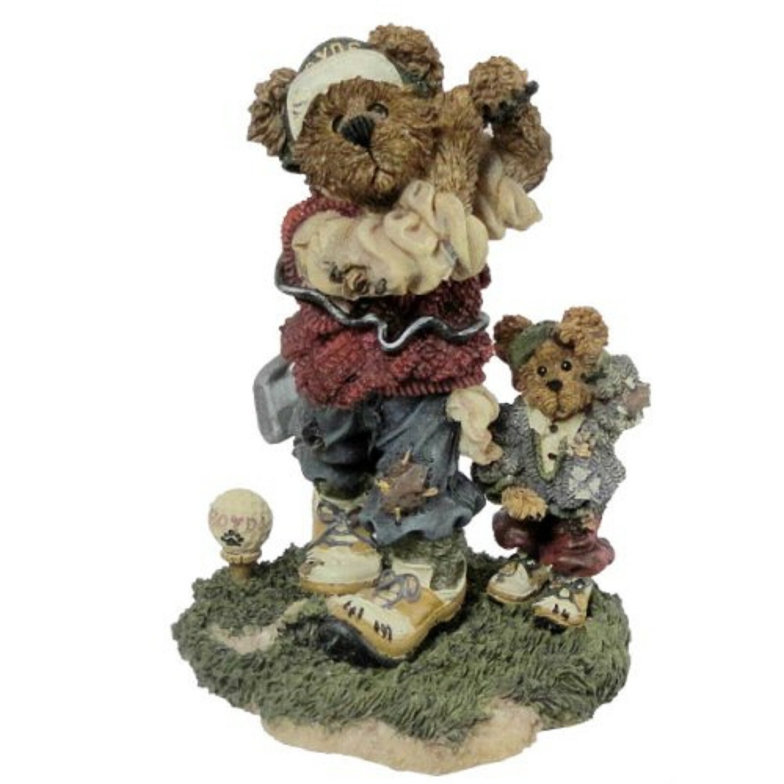 BOYDS RESIN BEARSTONE FIGURINE – ARNOLD P BOMBER … THE DUFFER (GOLF)