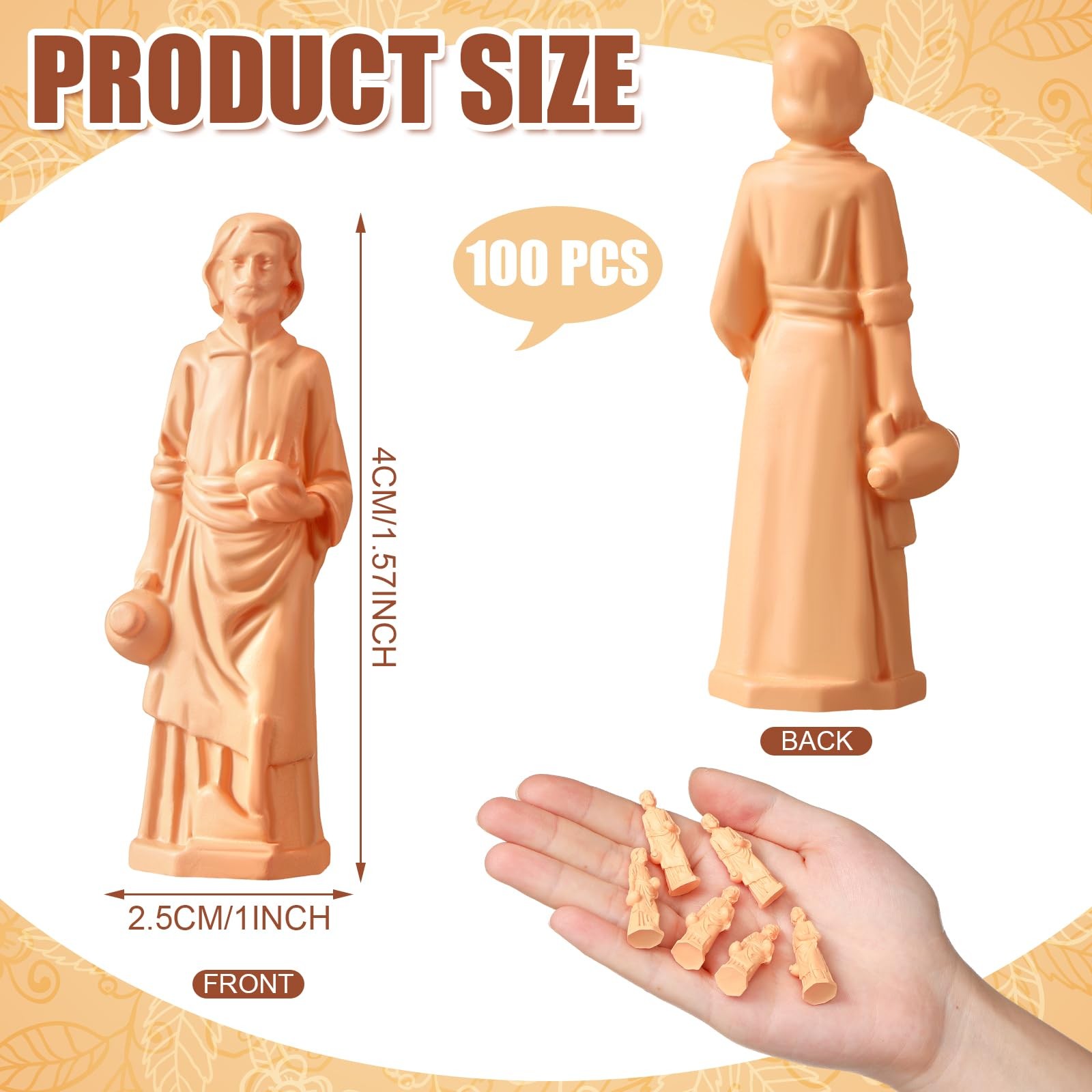 Wesiti 100 Pcs Mini Resin St Joseph Statue for Selling House St Joseph Statue…