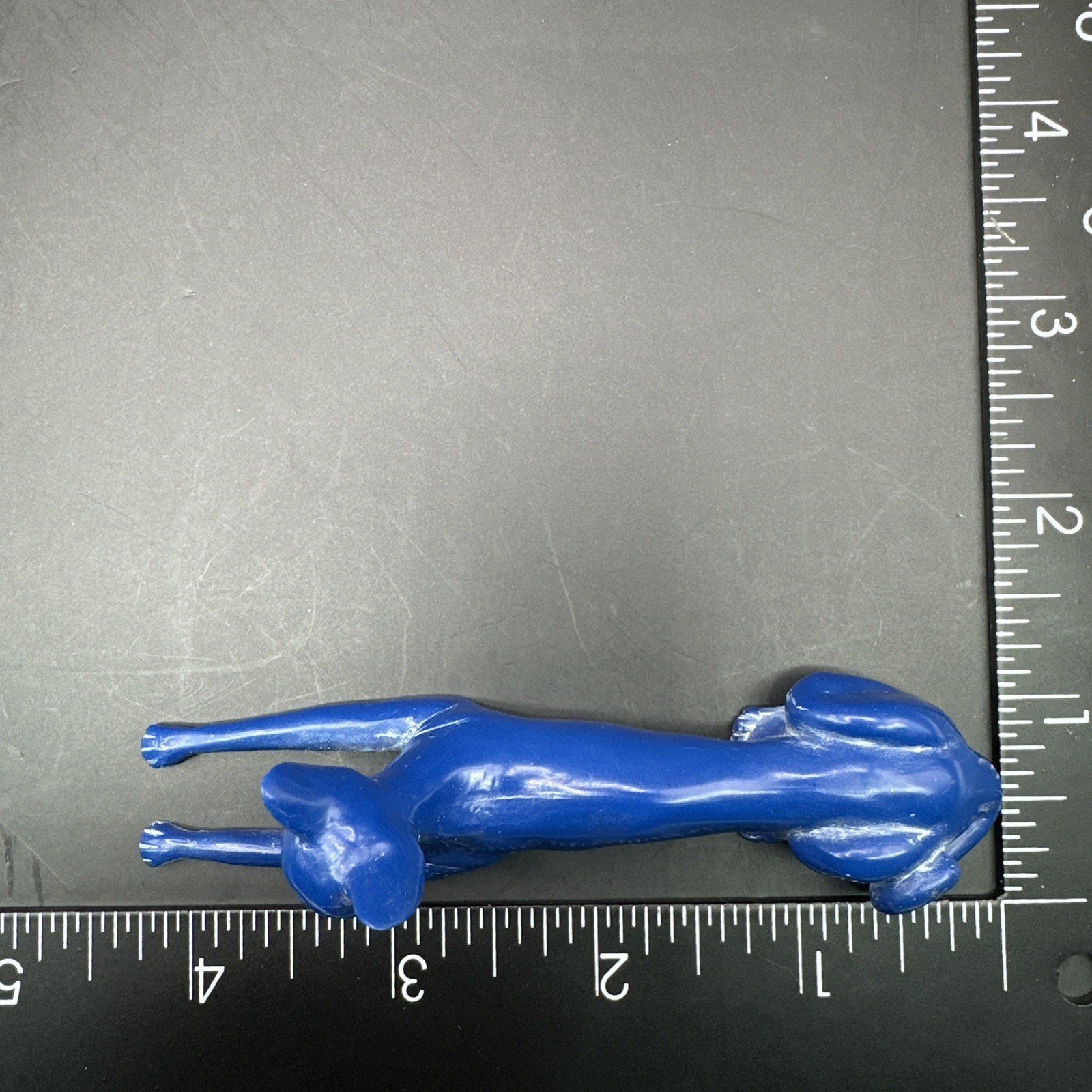 Neil Eyre Sphynx Cat Figurine Blue Laying