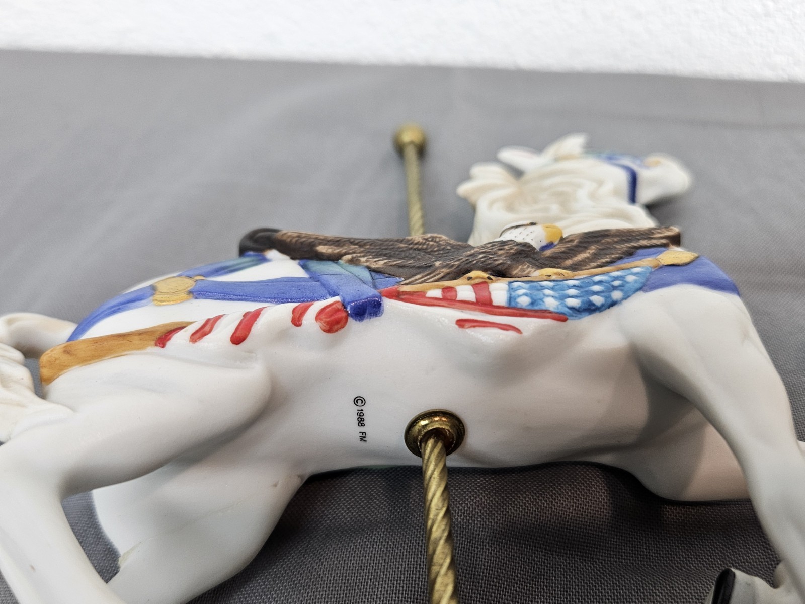 Franklin Mint The Treasury Of Carousel Art – 3 Carousel Horses