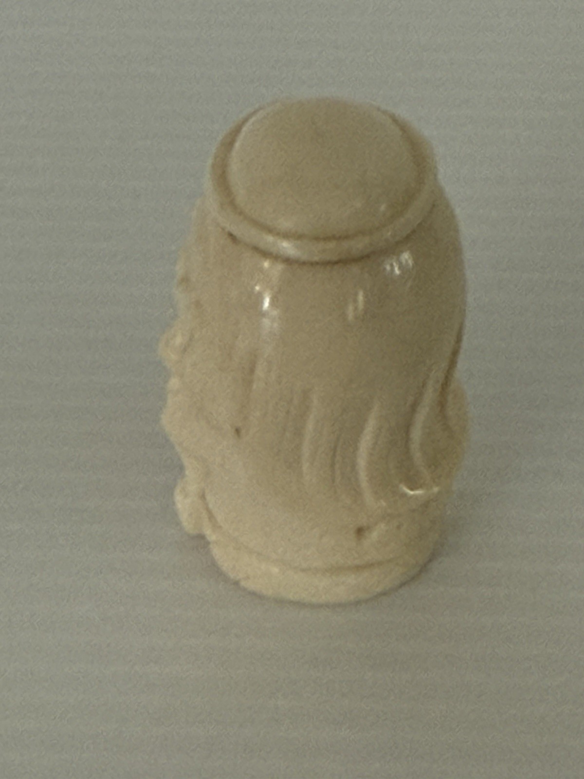Vintage Hand-Carved Polish Miniature Male Head Bust Artesian Figurine Numbered