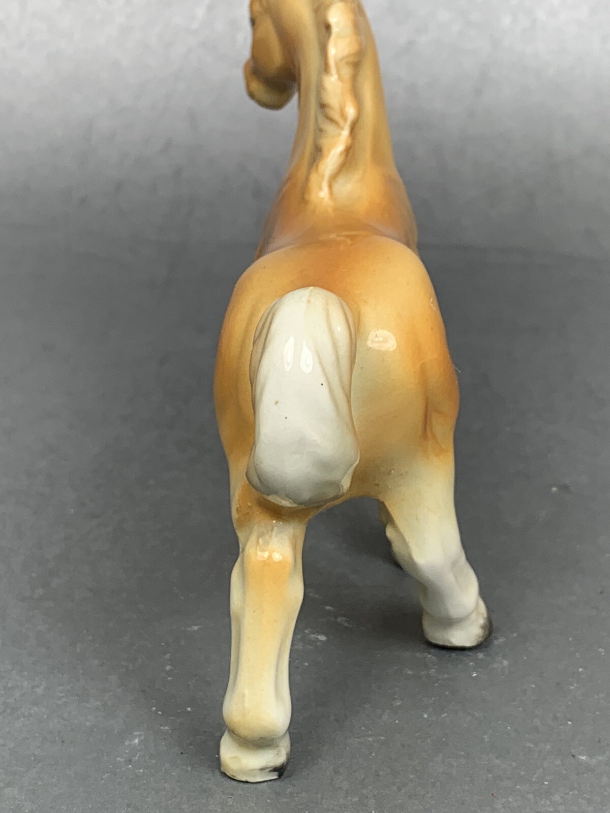 Palomino Horse Figurine Ceramic Made in Japan MISSING Sticker 3 1/2″H