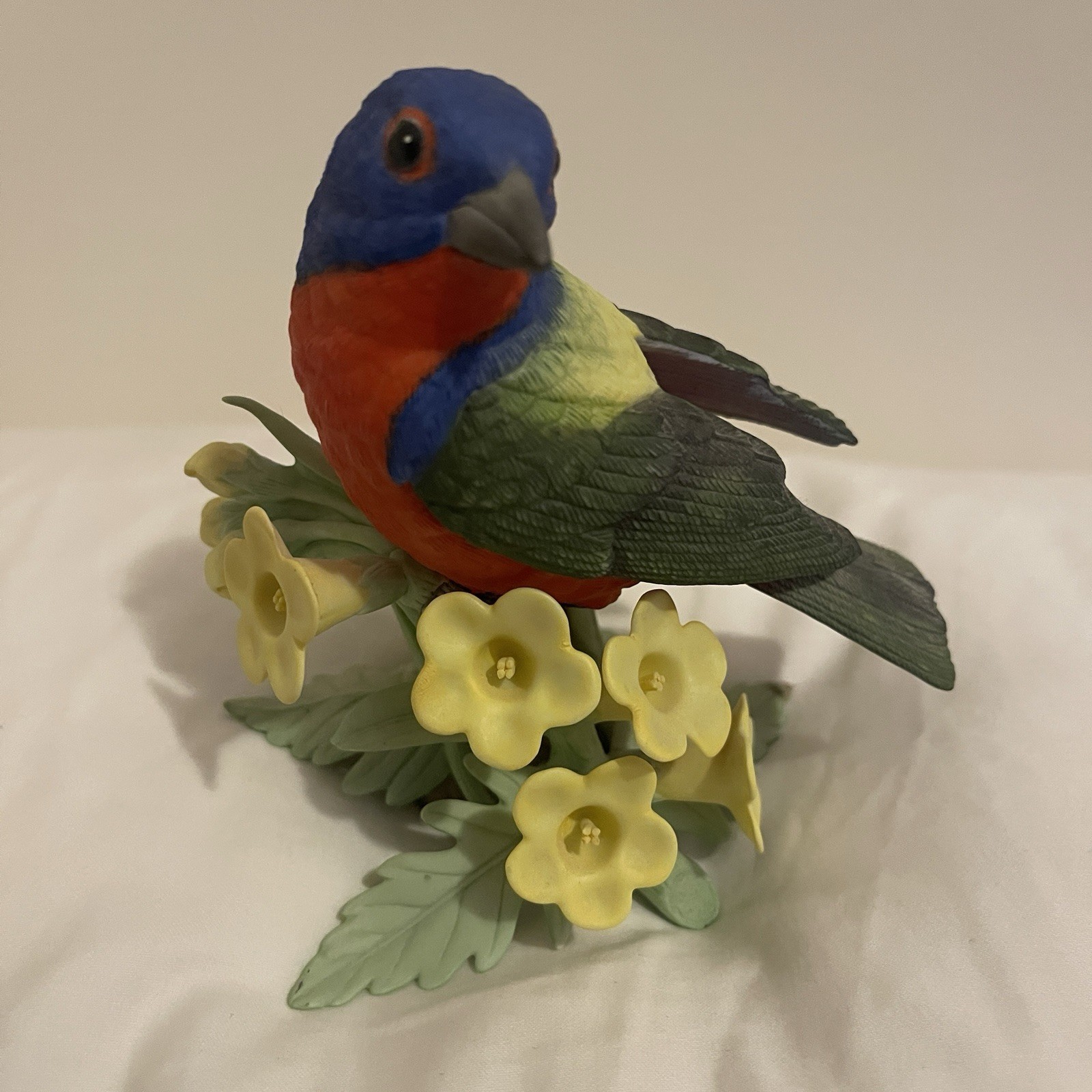 Vintage Lenox Painted Bunting Garden Bird Collection Figurine Original No Box