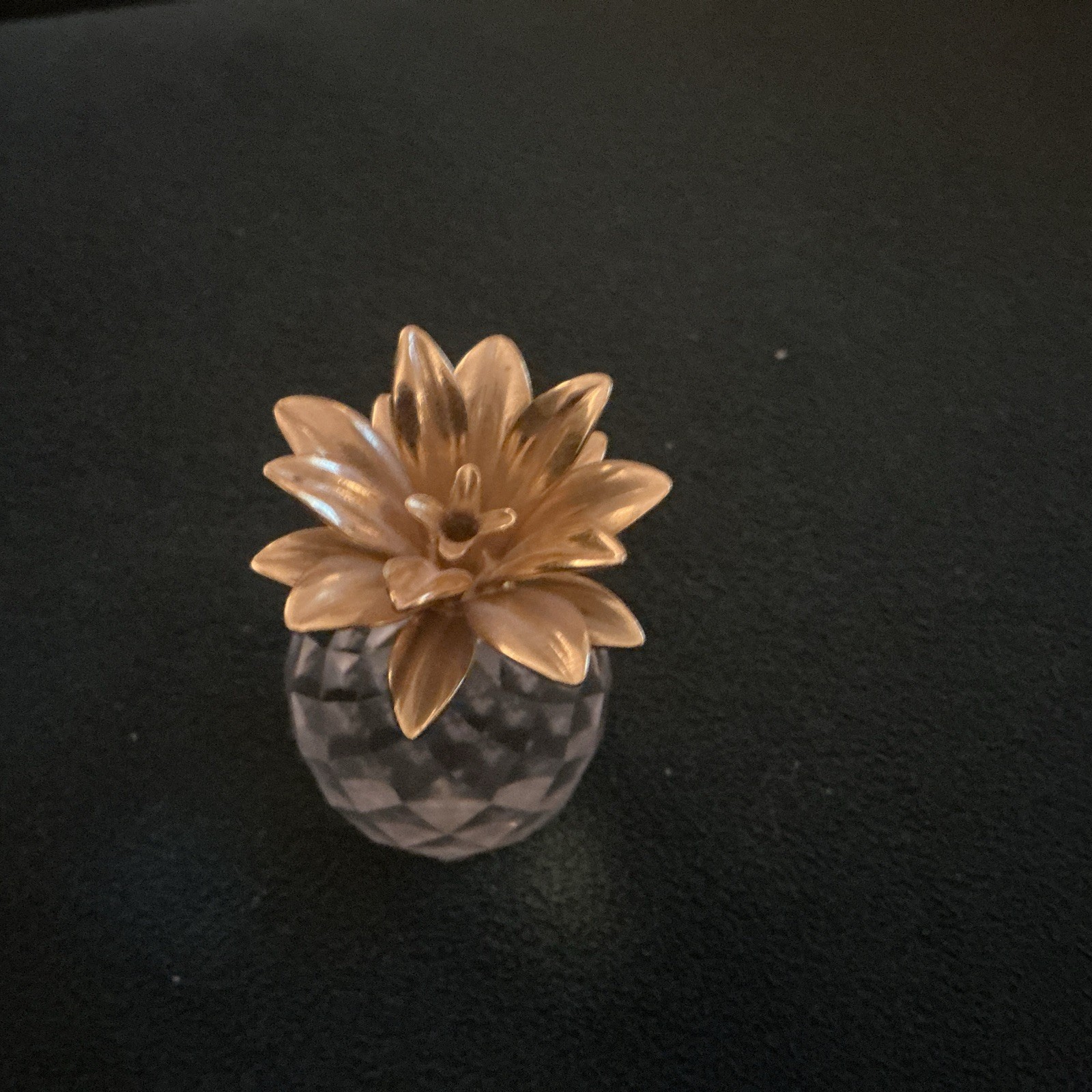 Pineapple Swarovski Crystal Small Sparkling Fruit Collection 2 1/4″