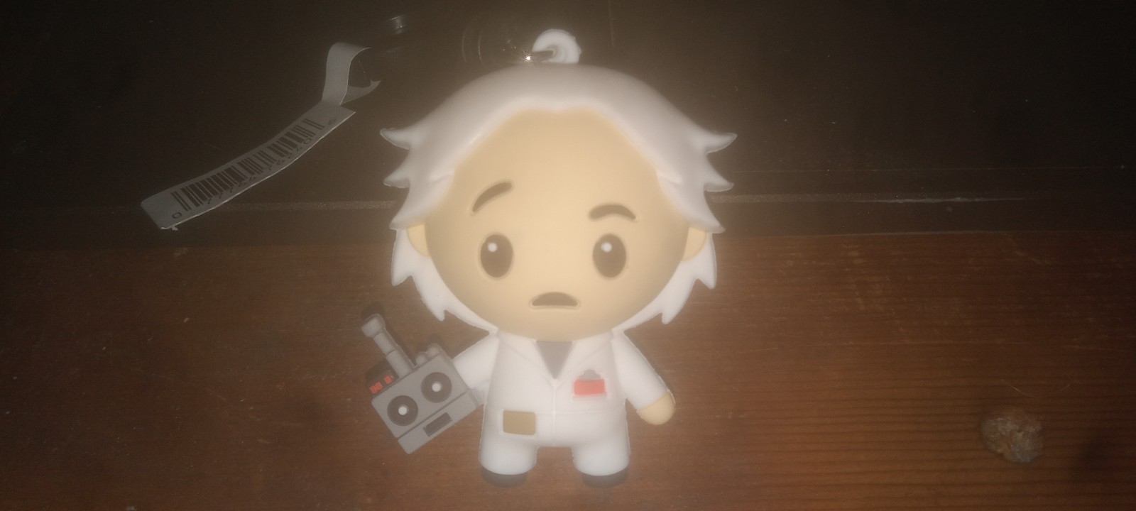Back to the Future 40th Anniversary Figural Bag Clip 3 Inch Doc Brown