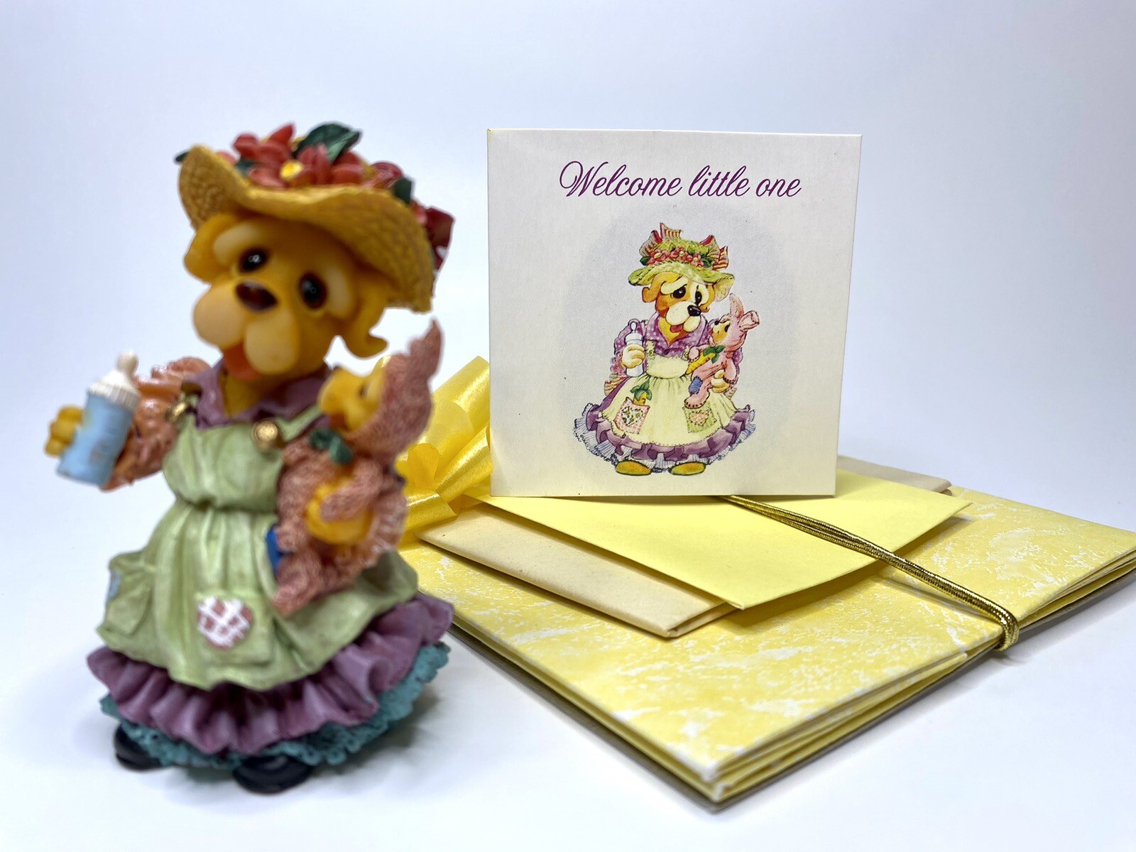 Best Wishes Collectors Figure Gift-To-Go Mom Bear & Baby Bear Welcome Little 1