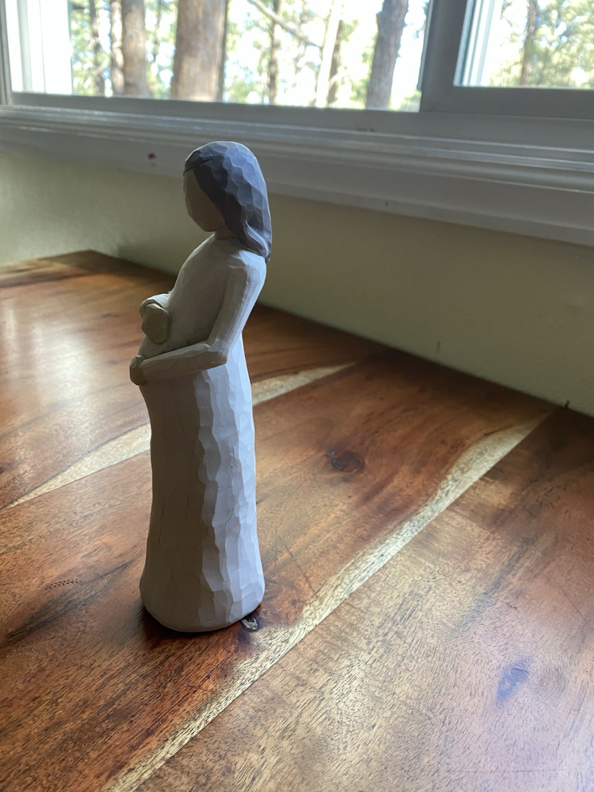 Demdaco Willow Tree “Cherish” Pregnant Figurine 2002 By Susan Lordi 8.25″ Tall