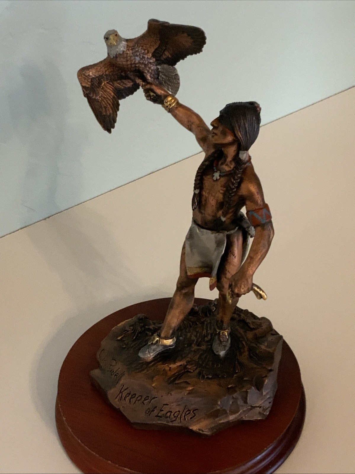 Legends Mixed Media “Keeper Of Eagles” 1991 #667 / 2500”