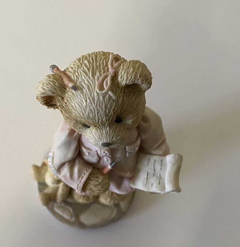 Hilary Hugabear 1995 Members Cherished Teddies 3.75” P. Hillman Figurine In Box