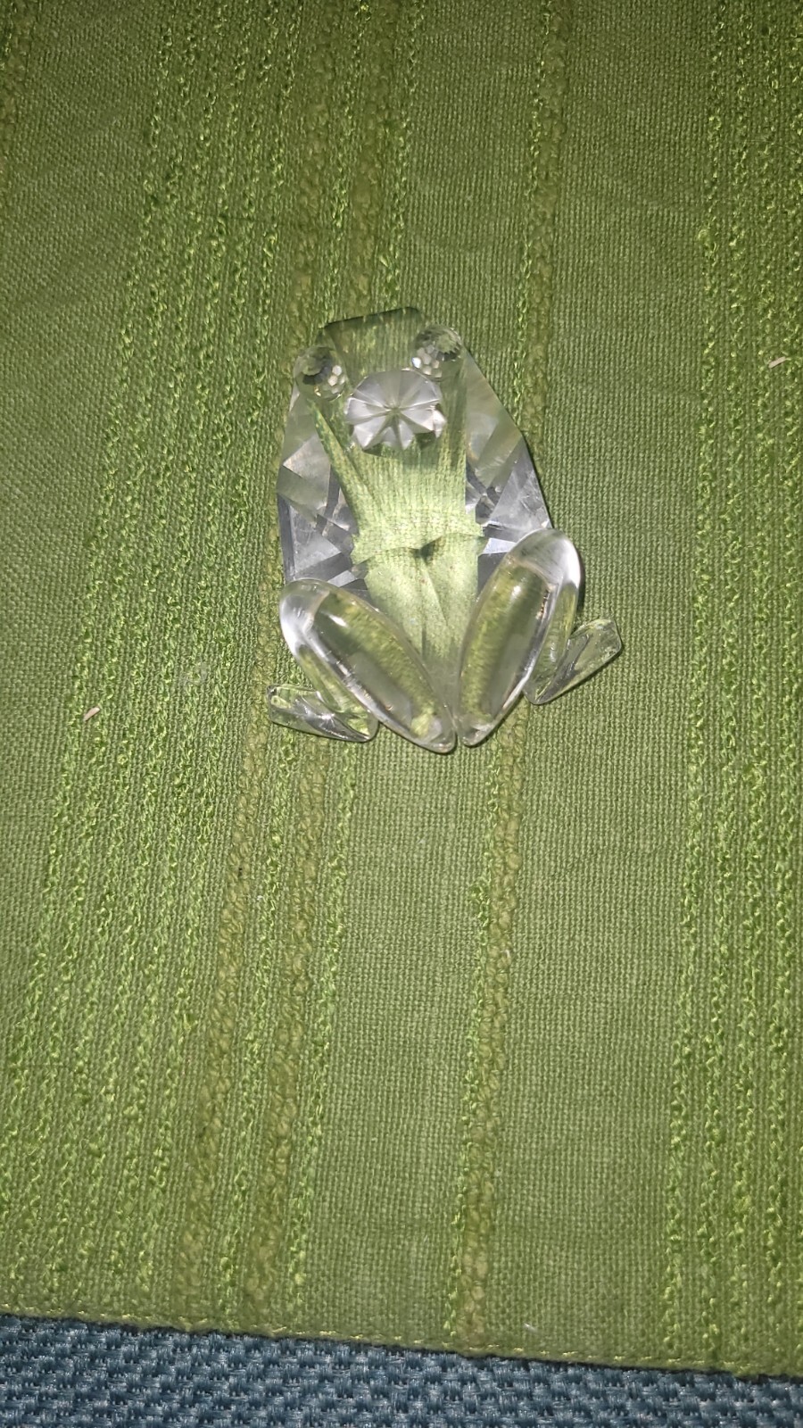 Swarovski “Beauties of the Lake” Prince Frog Clear Eyes 1984 Retired EUC