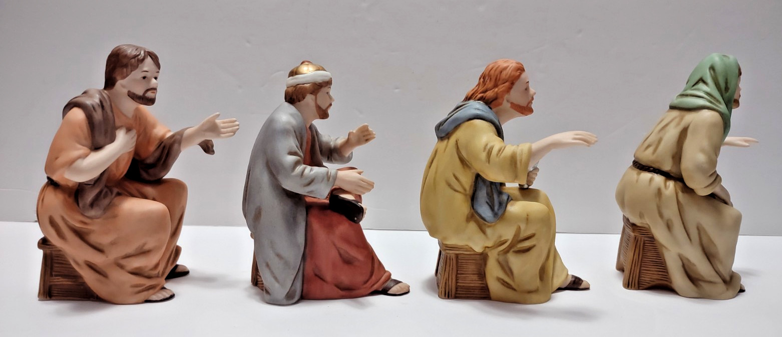 Home Interiors The Last Supper Jesus & Disciples Porcelain Figurines 89880 14 pc