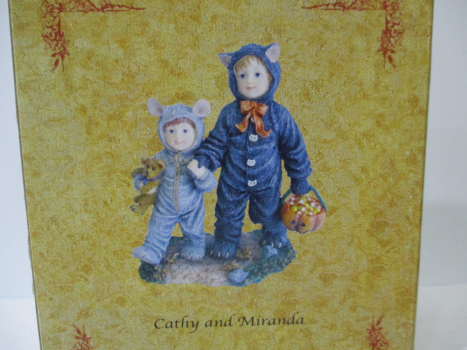 Boyds Yesterdays Child “Cathy & Miranda” #3585 ~ Halloween Trick or Treat ~ EUC