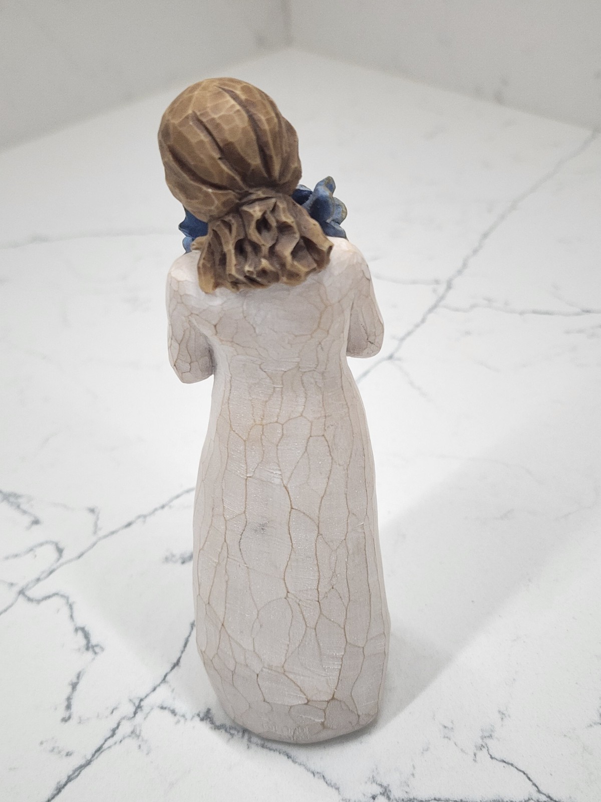 3 Willow Tree Figurines Surrounded By Love, Forget-Me-Not & Abundance