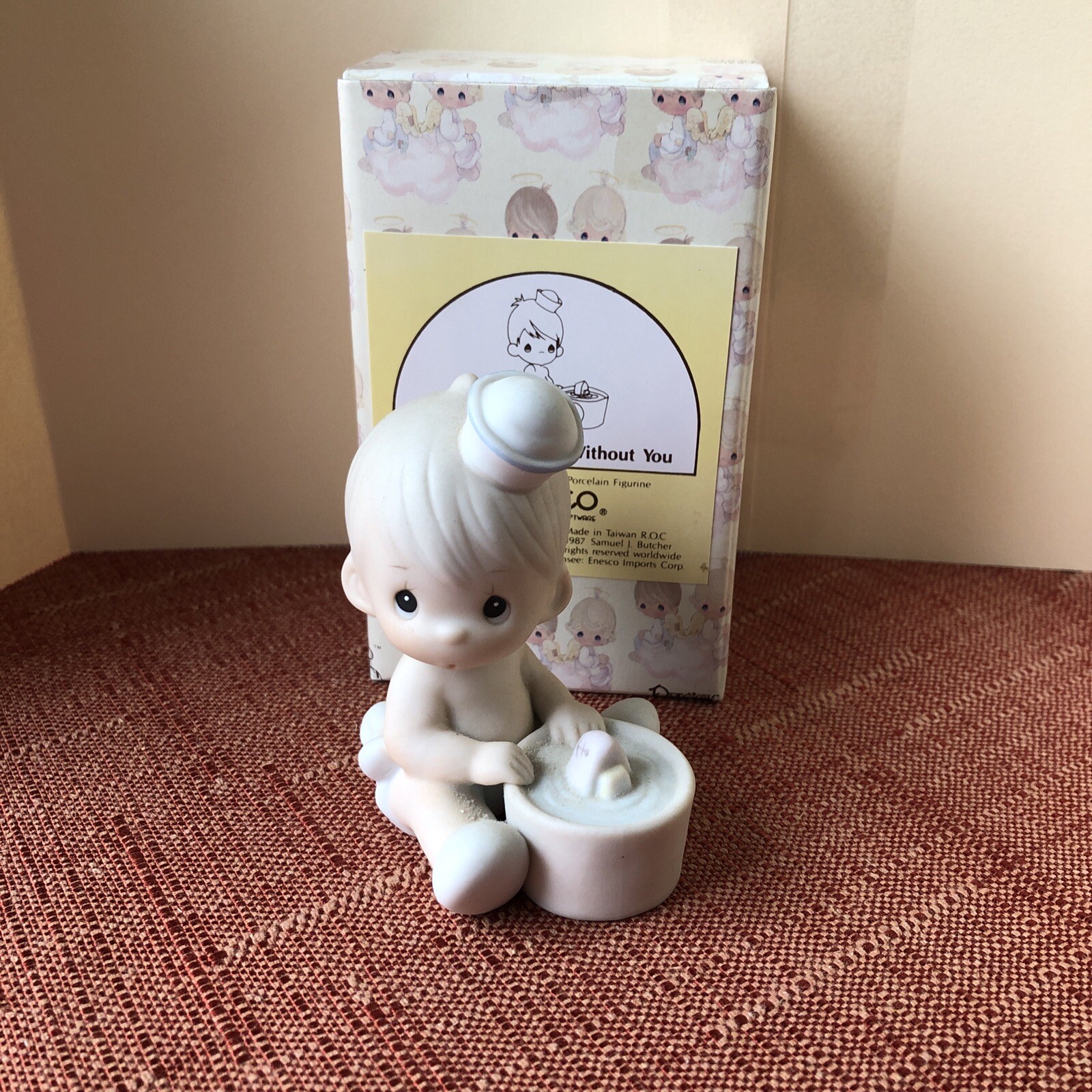 Precious Moments “I WOULD BE SUNK WITHOUT YOU”. 102970. 1987
