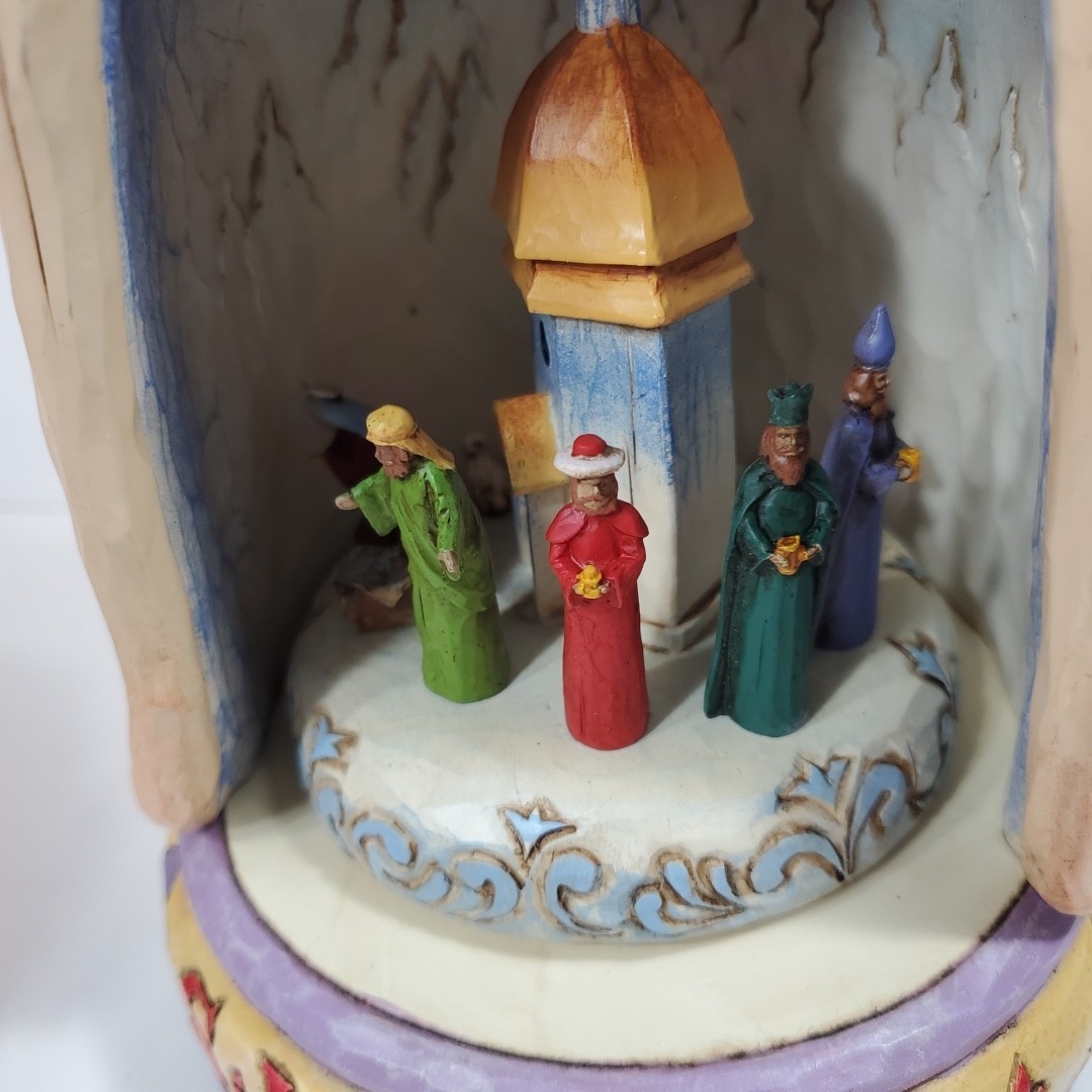Jim Shore “Silent Night”-2006-No Box-Pre Owned-Musical Figurine