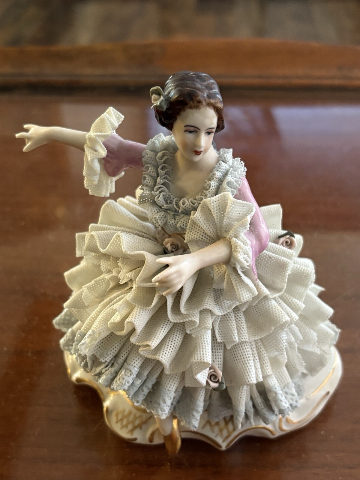 Dresden Vintage Lace Figurine