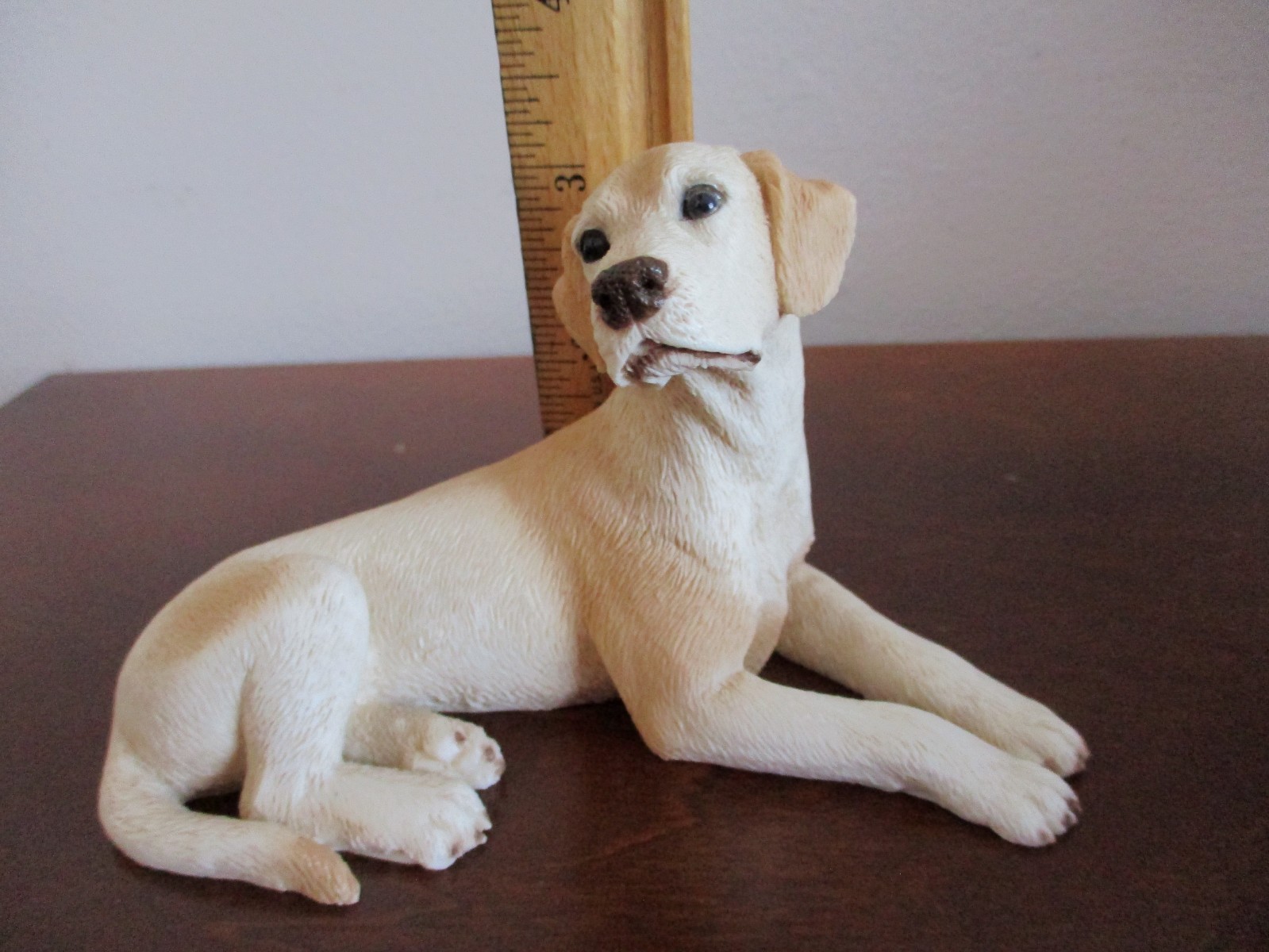 Castagna FIGURINE YELLOW GOLDEN LABRADOR LAB DOG 5.5″ x 3.25″~Made In Italy 1988