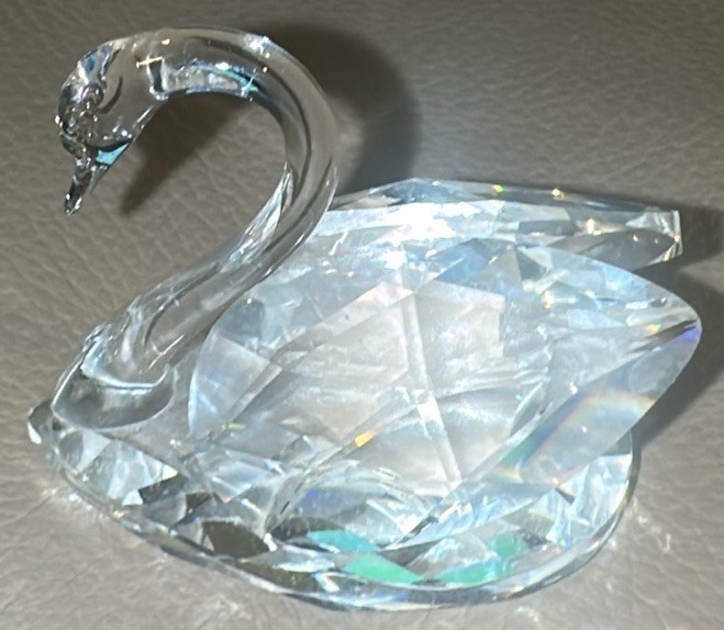 Swarovski Crystal Brilliant Swan Figurine Retired-NO Box – EUC