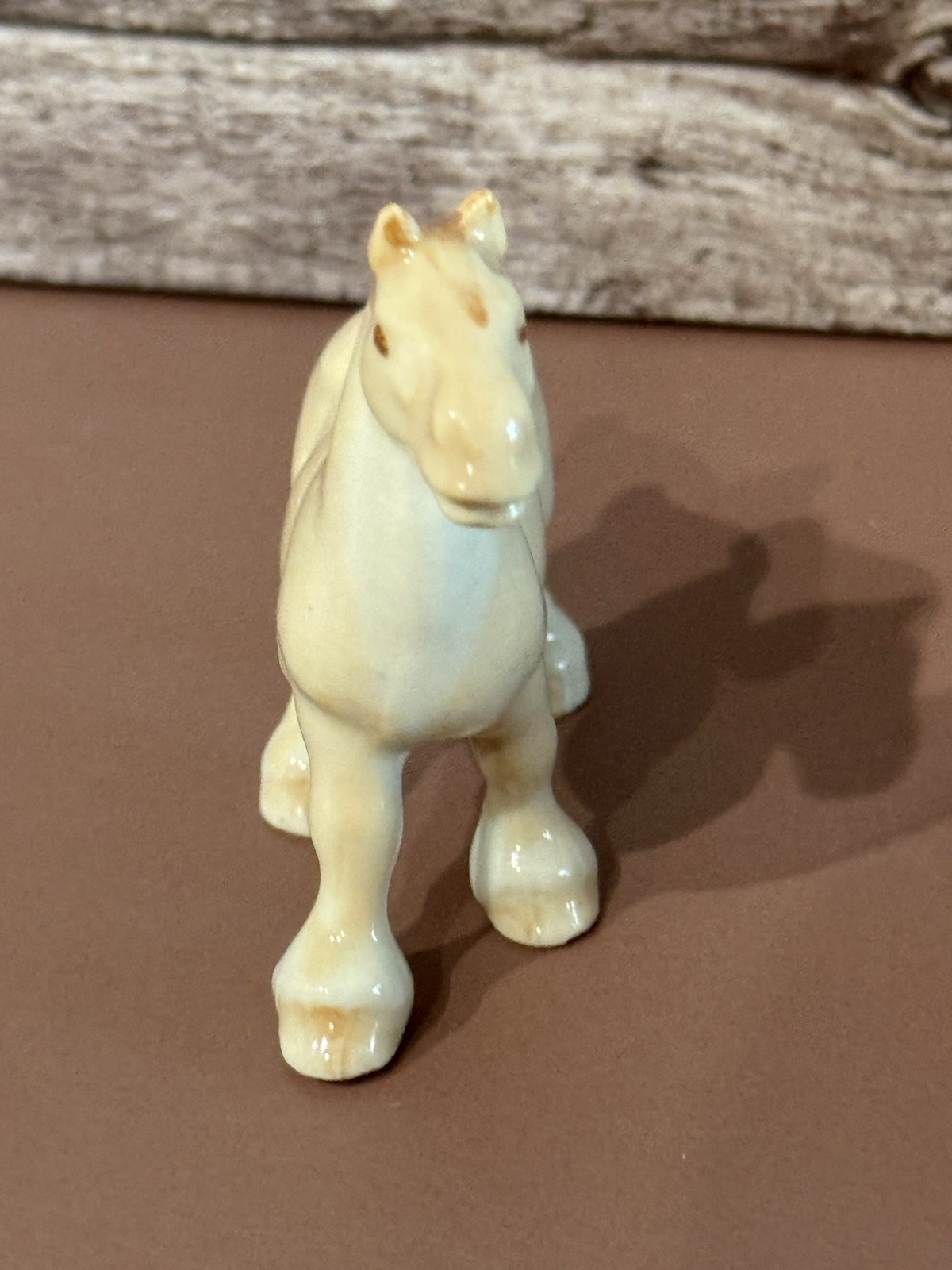 Wade First Whimsies Early Shire Horse 1959 Porcelain Figurine 1 Out Of Set Of 10